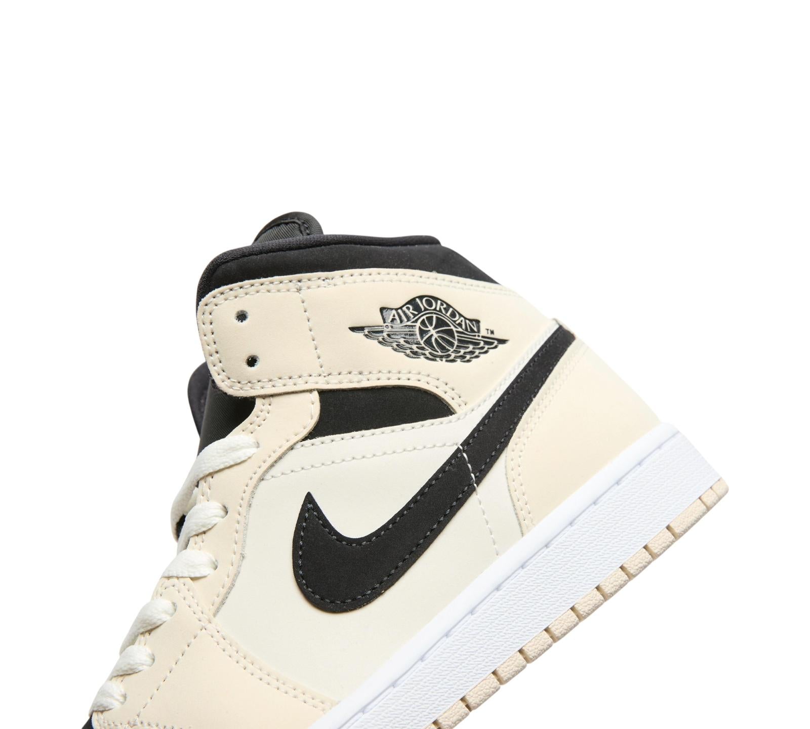 JORDAN 1 MID BARELY BEIGE BLACK