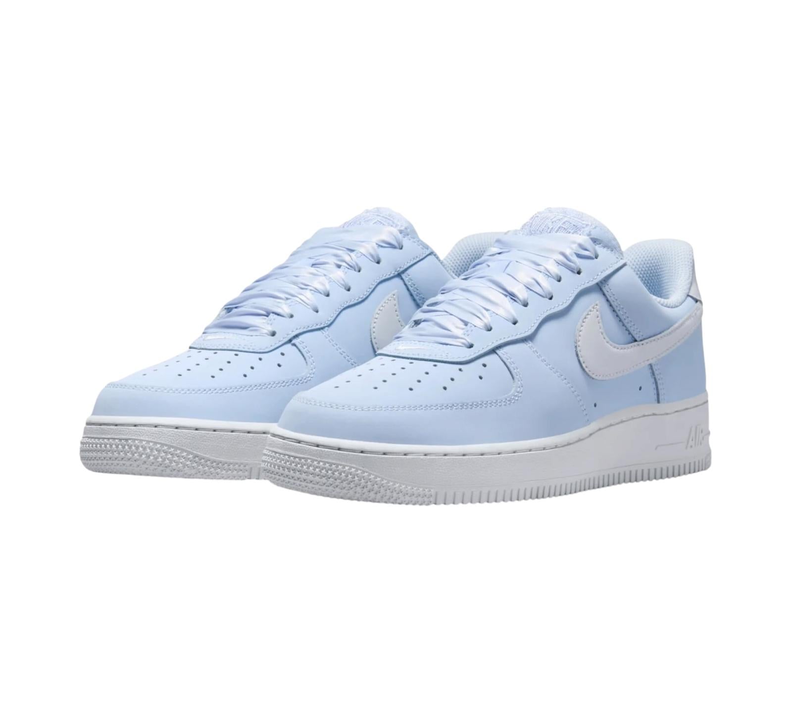 NIKE AIR FORCE 1 LOW RETRO PREMIUM RIBBON LACE HYDROGEN BLUE