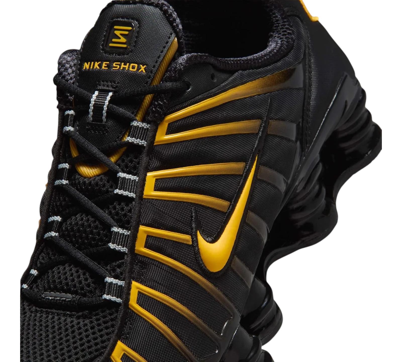 NIKE SHOX TL BLACK UNIVERSITY GOLD