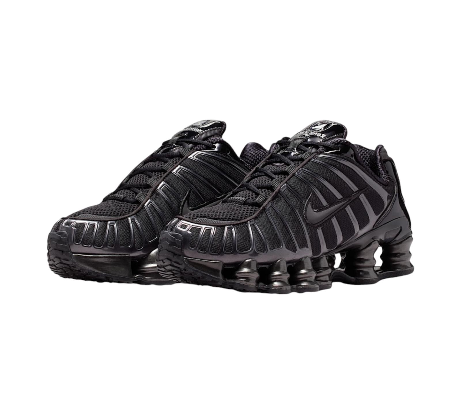 NIKE SHOX TL BLACK METALLIC SILVER