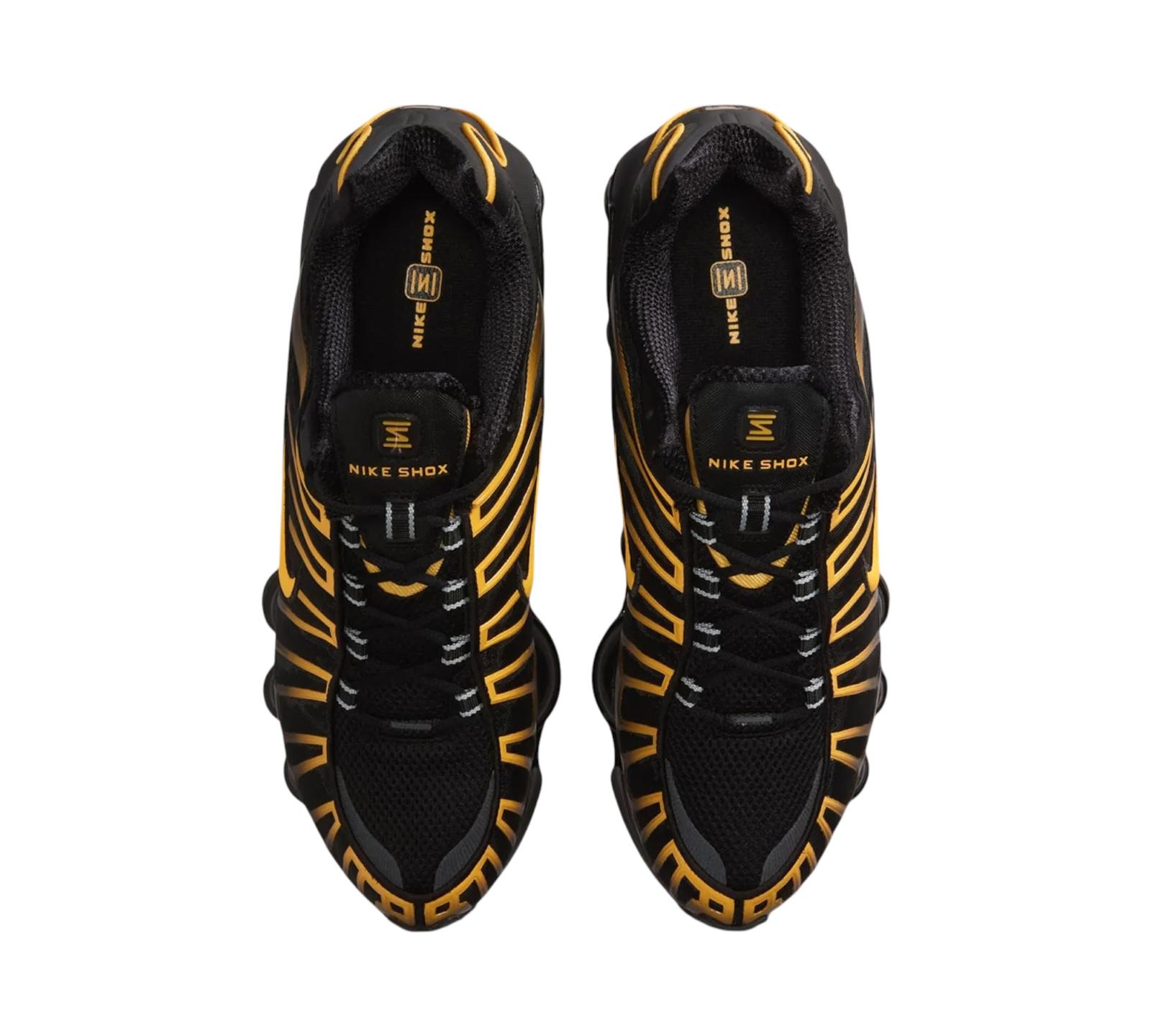 NIKE SHOX TL BLACK UNIVERSITY GOLD