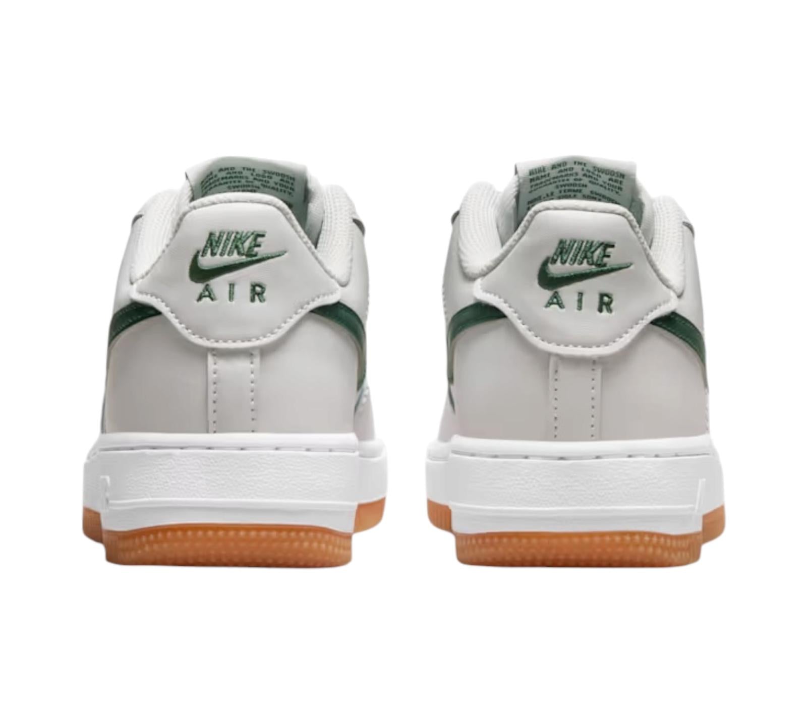 NIKE AIR FORCE 1 LOW PHOTON DUST FIR GUM MEDIUM BROWN WHITE