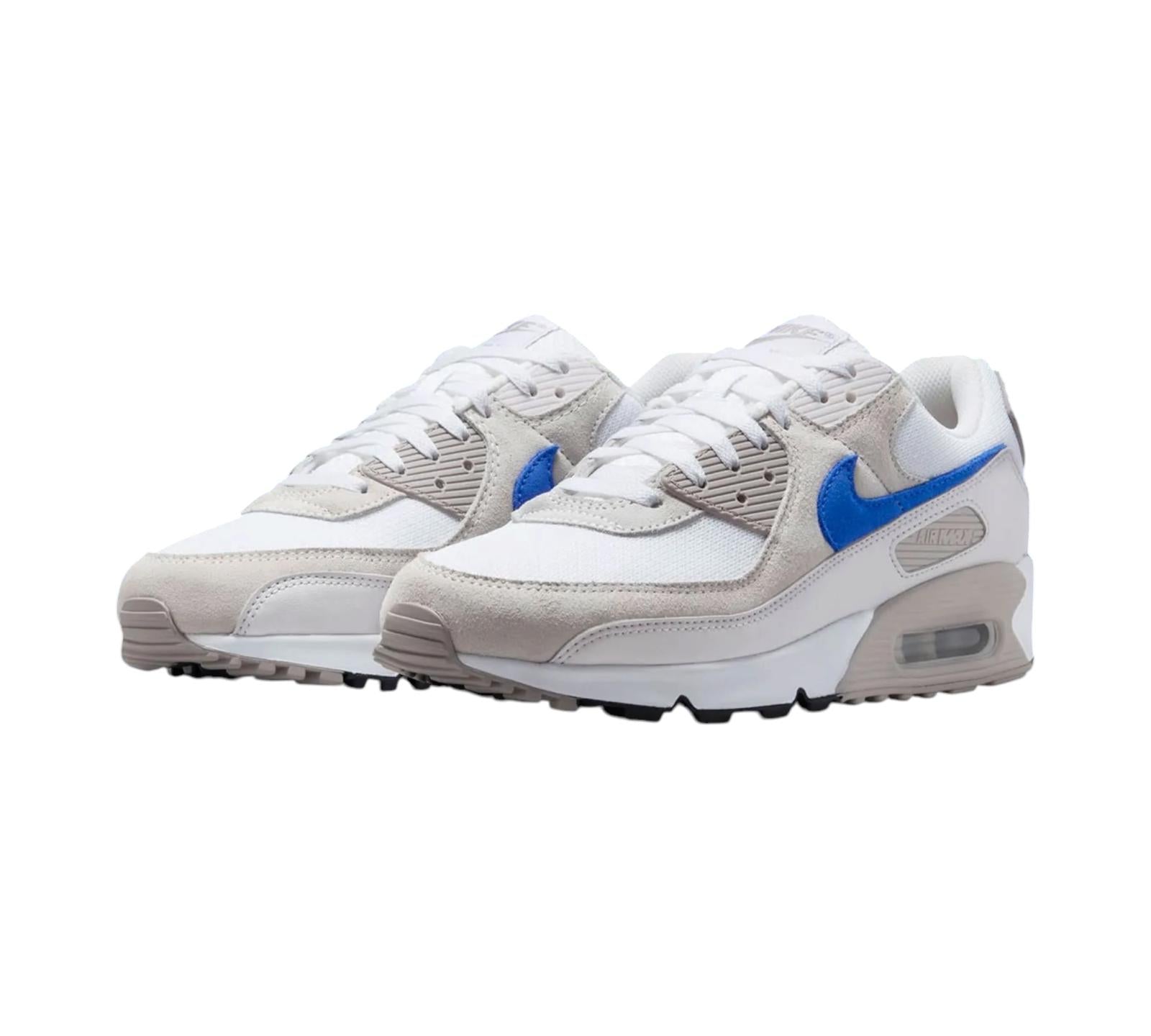 NIKE AIR MAX 90 COLLEGE GREY RACER BLUE