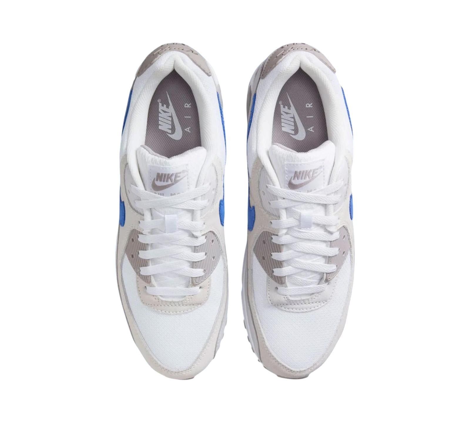 NIKE AIR MAX 90 COLLEGE GREY RACER BLUE