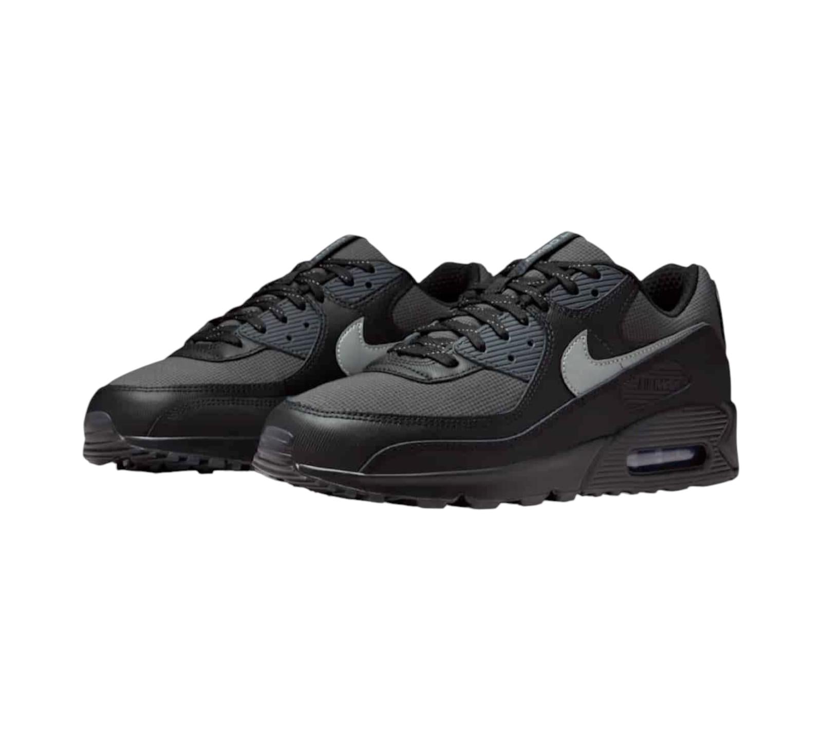 NIKE AIR MAX 90 BLACK REFLECTIVE SILVER