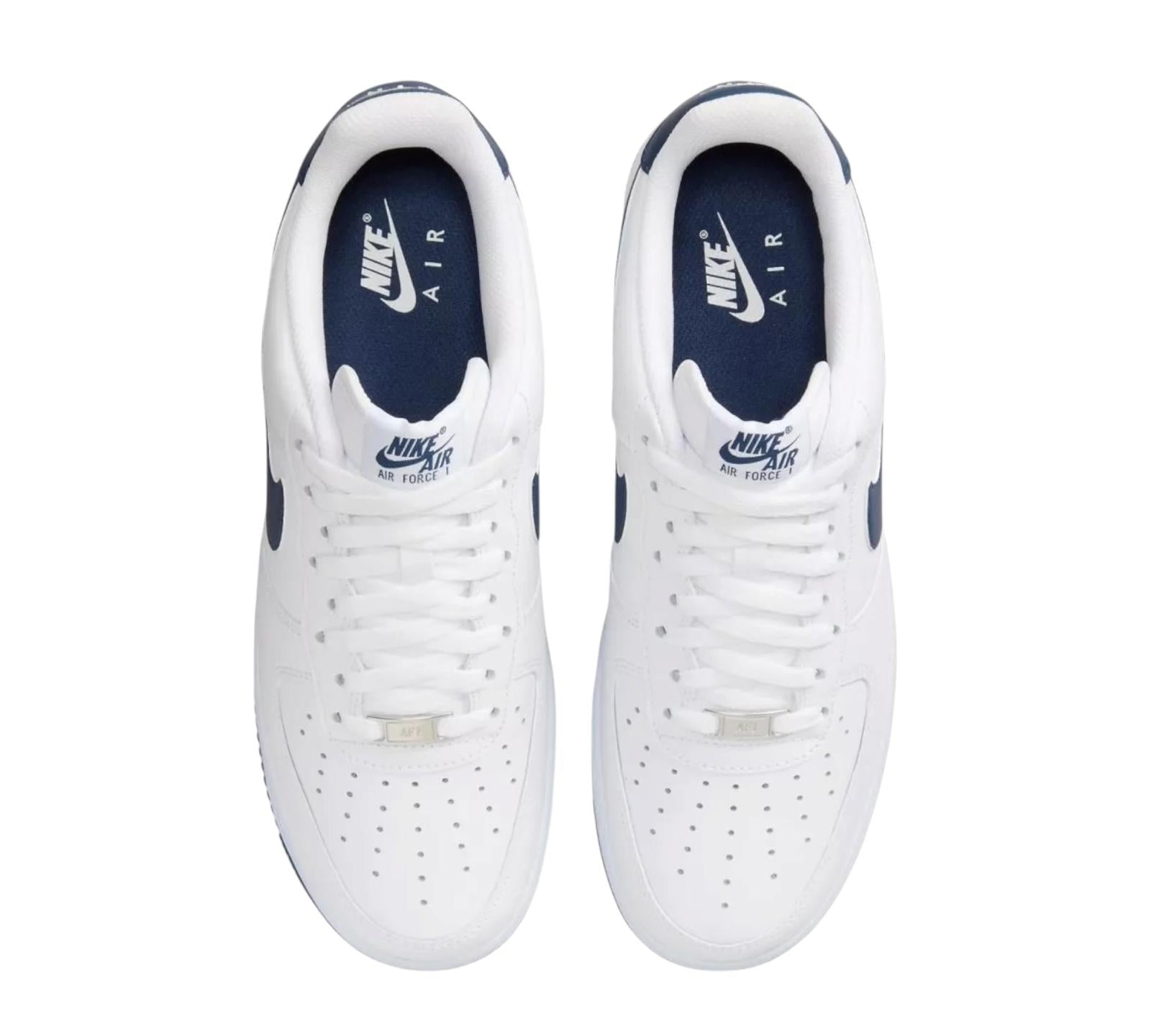 NIKE AIR FORCE 1 '07 WHITE MIDNIGHT NAVY