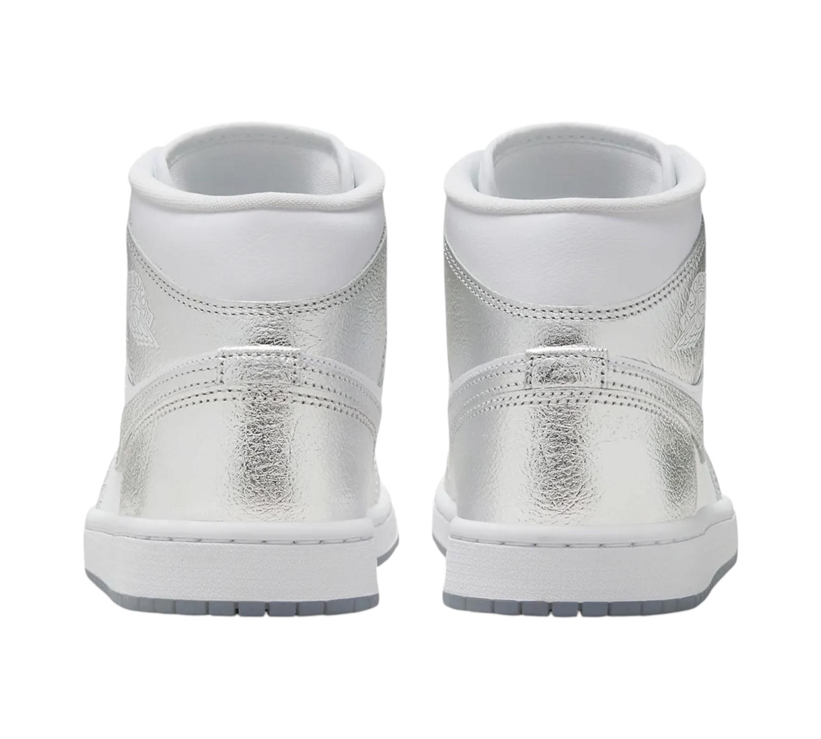 JORDAN 1 MID SE METALLIC SILVER