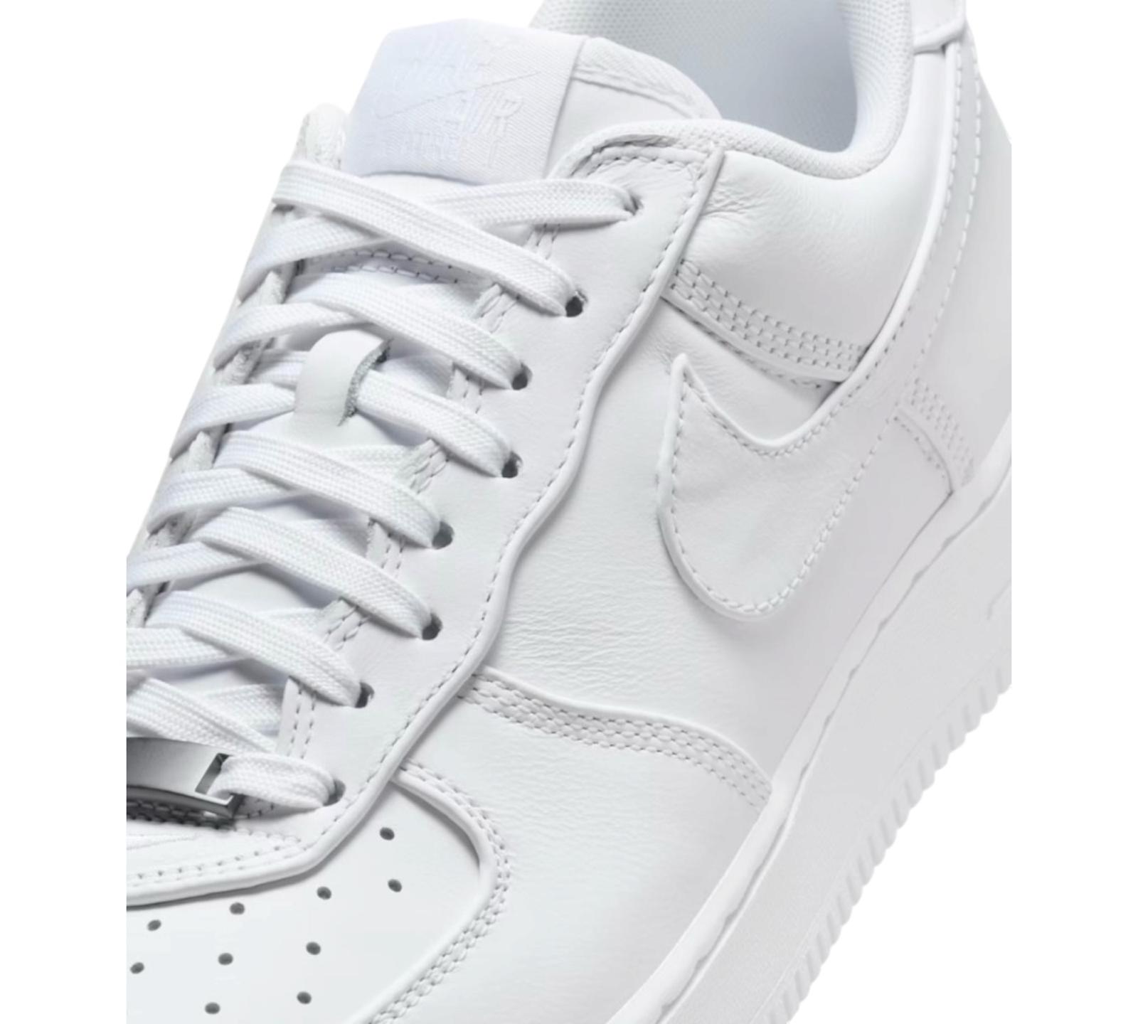 NIKE AIR FORCE 1 LOW RETRO PREMIUM TRIPLE WHITE