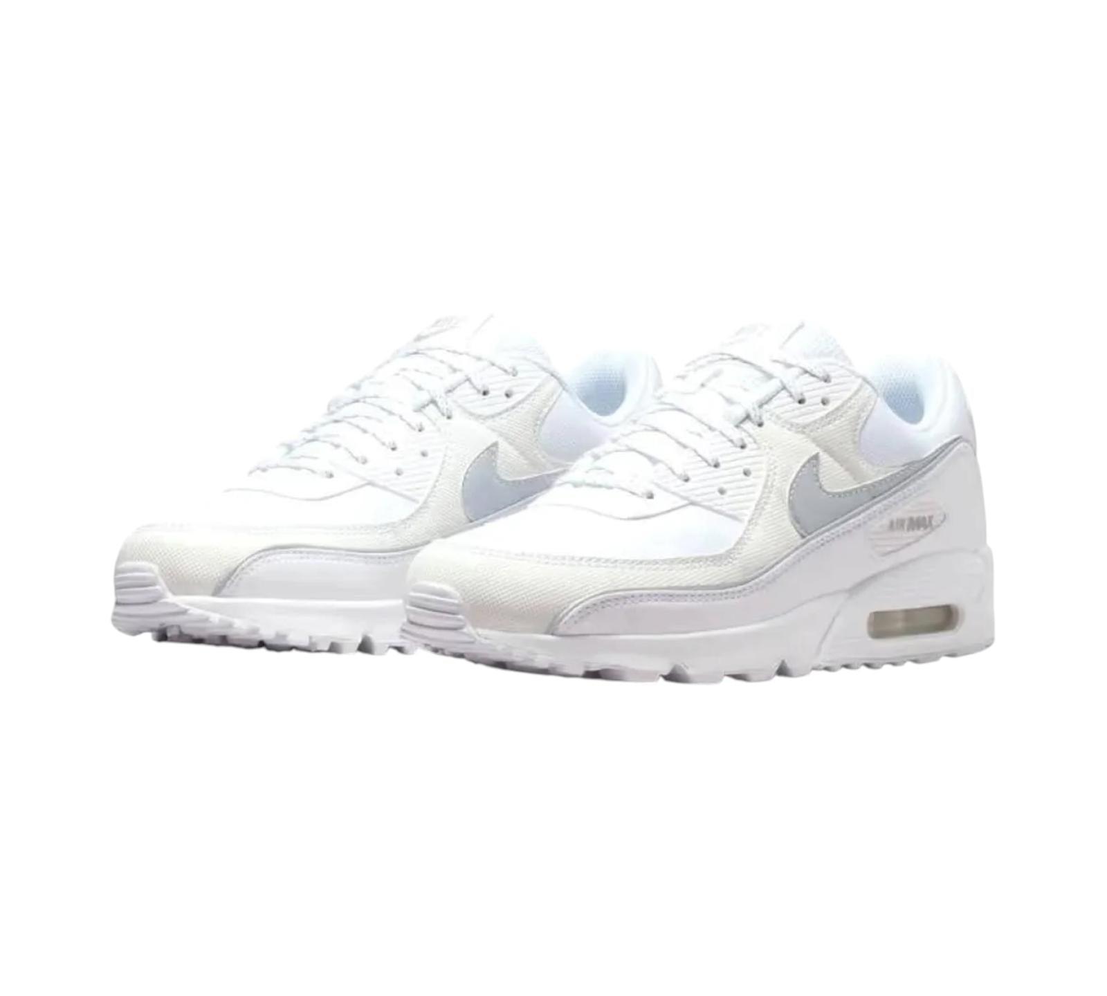 NIKE AIR MAX 90 PREMIUM WHITE METALLIC SILVER REFLECTIVE