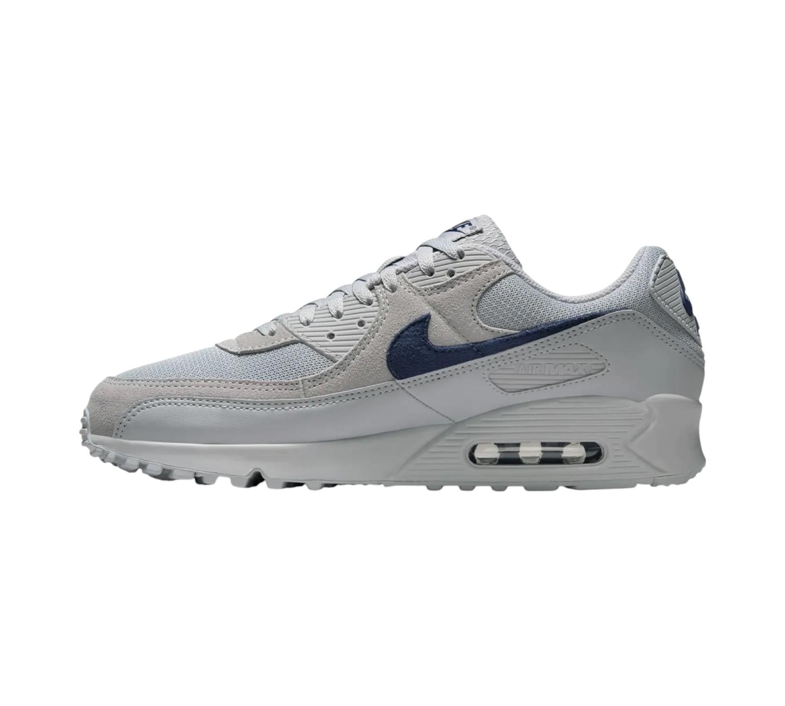 NIKE AIR MAX 90 WOLF GREY MIDNIGHT NAVY