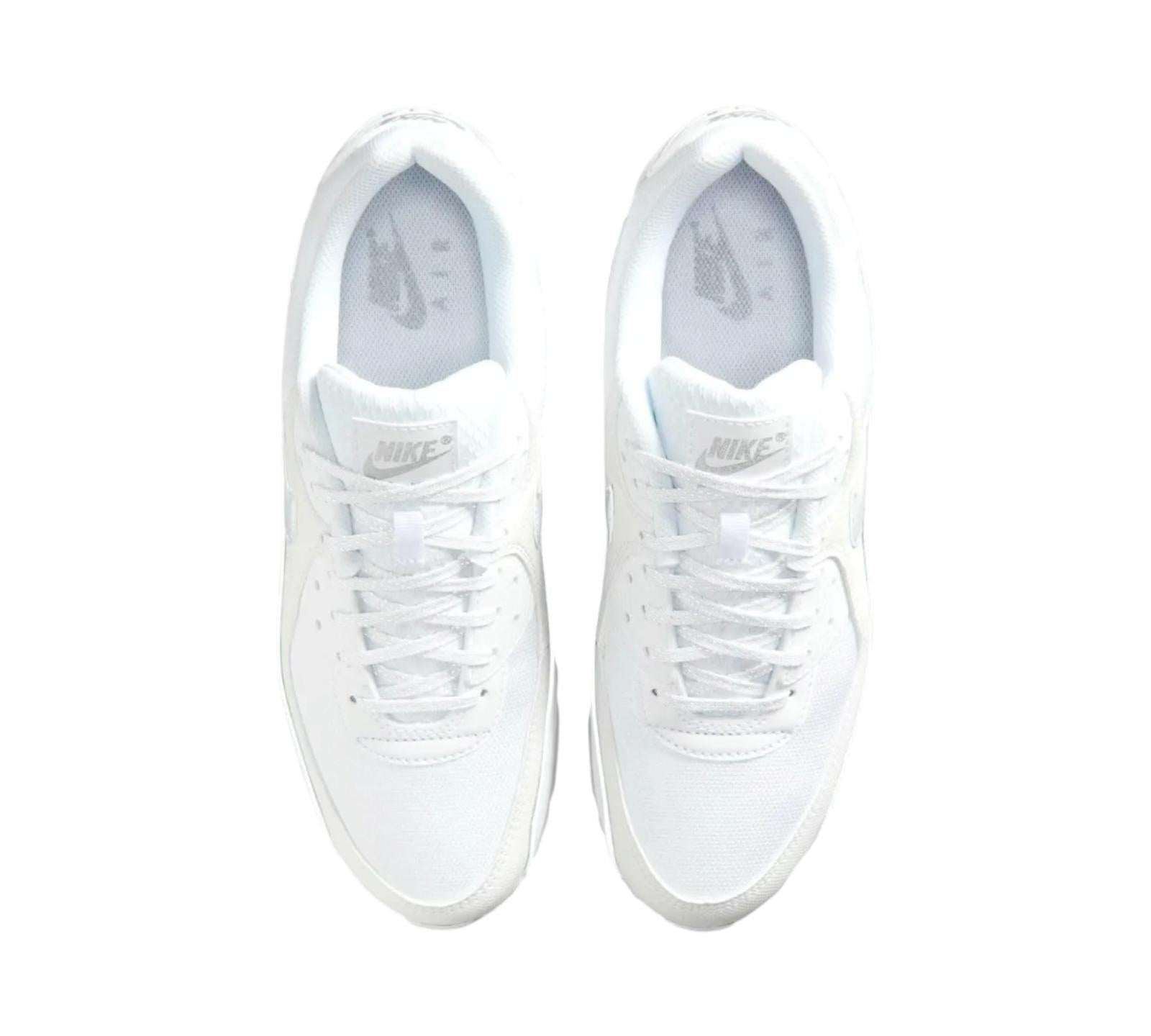 NIKE AIR MAX 90 PREMIUM WHITE METALLIC SILVER REFLECTIVE