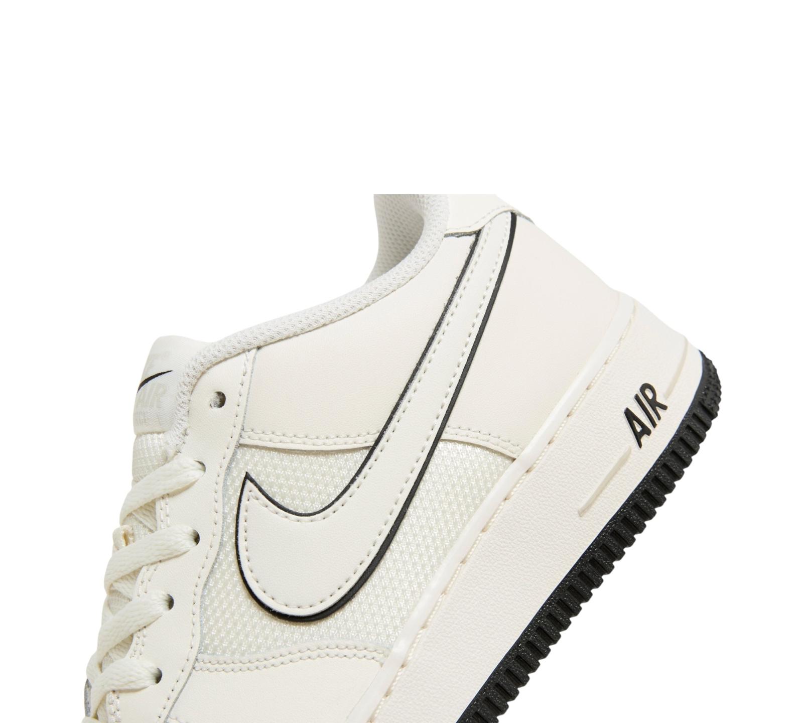 NIKE AIR FORCE 1 LOW '07 SAIL LIGHT BONE BLACK