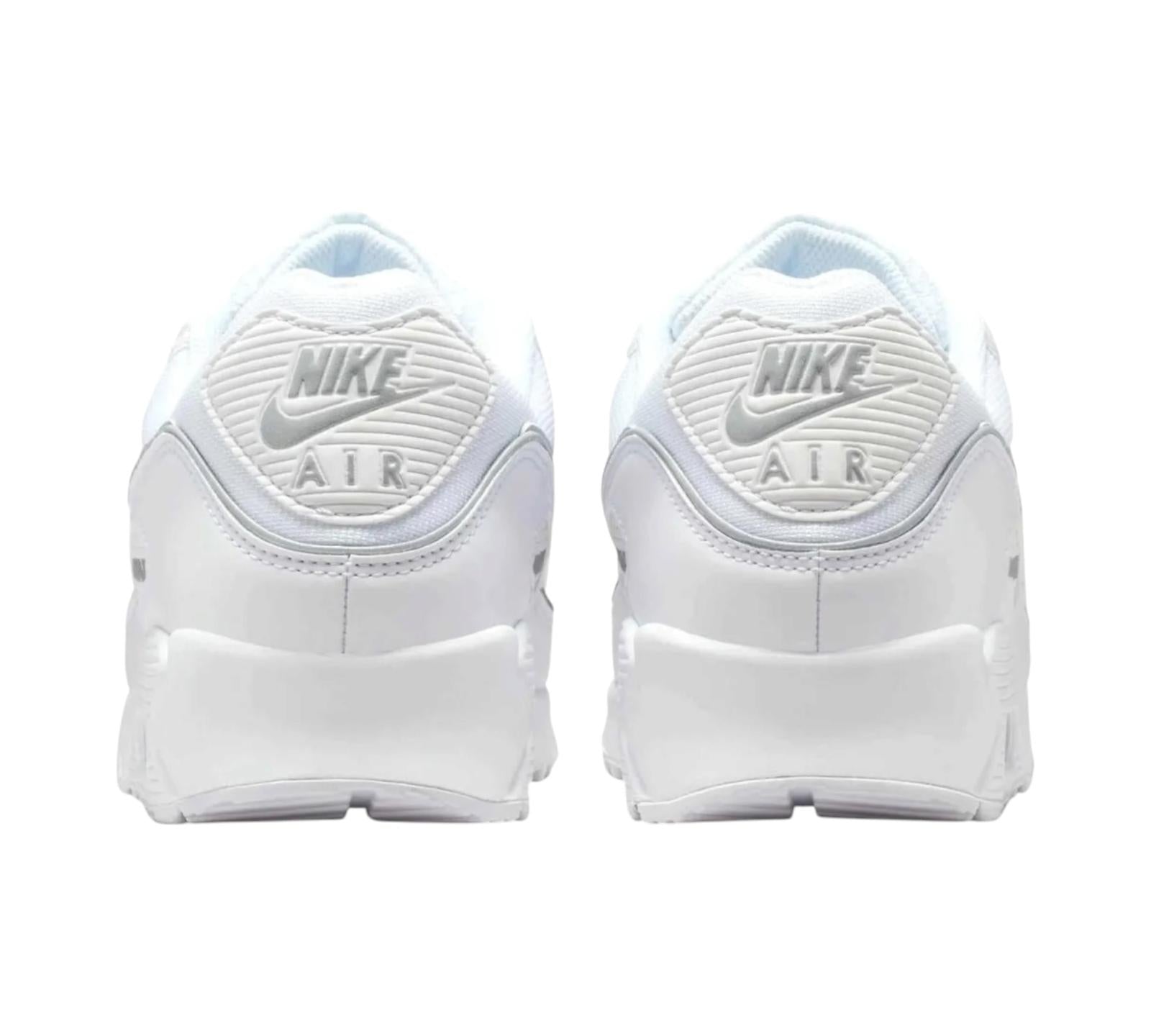 NIKE AIR MAX 90 PREMIUM WHITE METALLIC SILVER REFLECTIVE