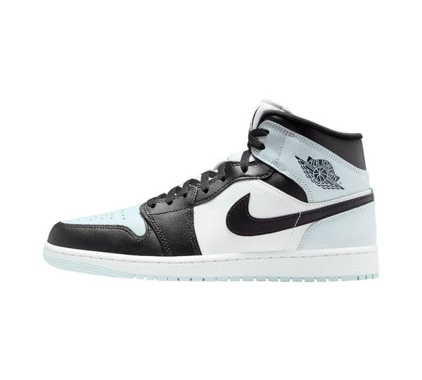 JORDAN 1 MID BLACK AURA SQUADRON BLUE