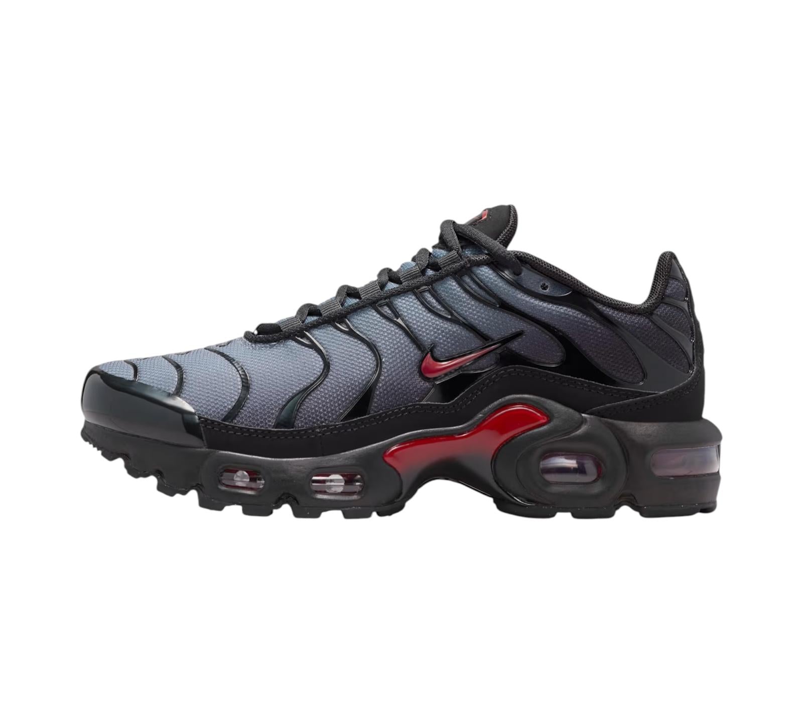 NIKE AIR MAX PLUS BLACK PENCIL POINT CRIMSON