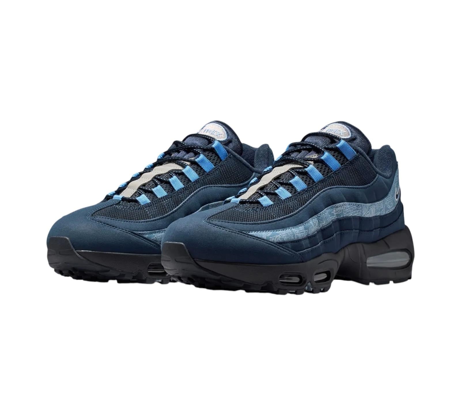 NIKE AIR MAX 95 SE BIG BUBBLE OBSIDIAN WORK BLUE