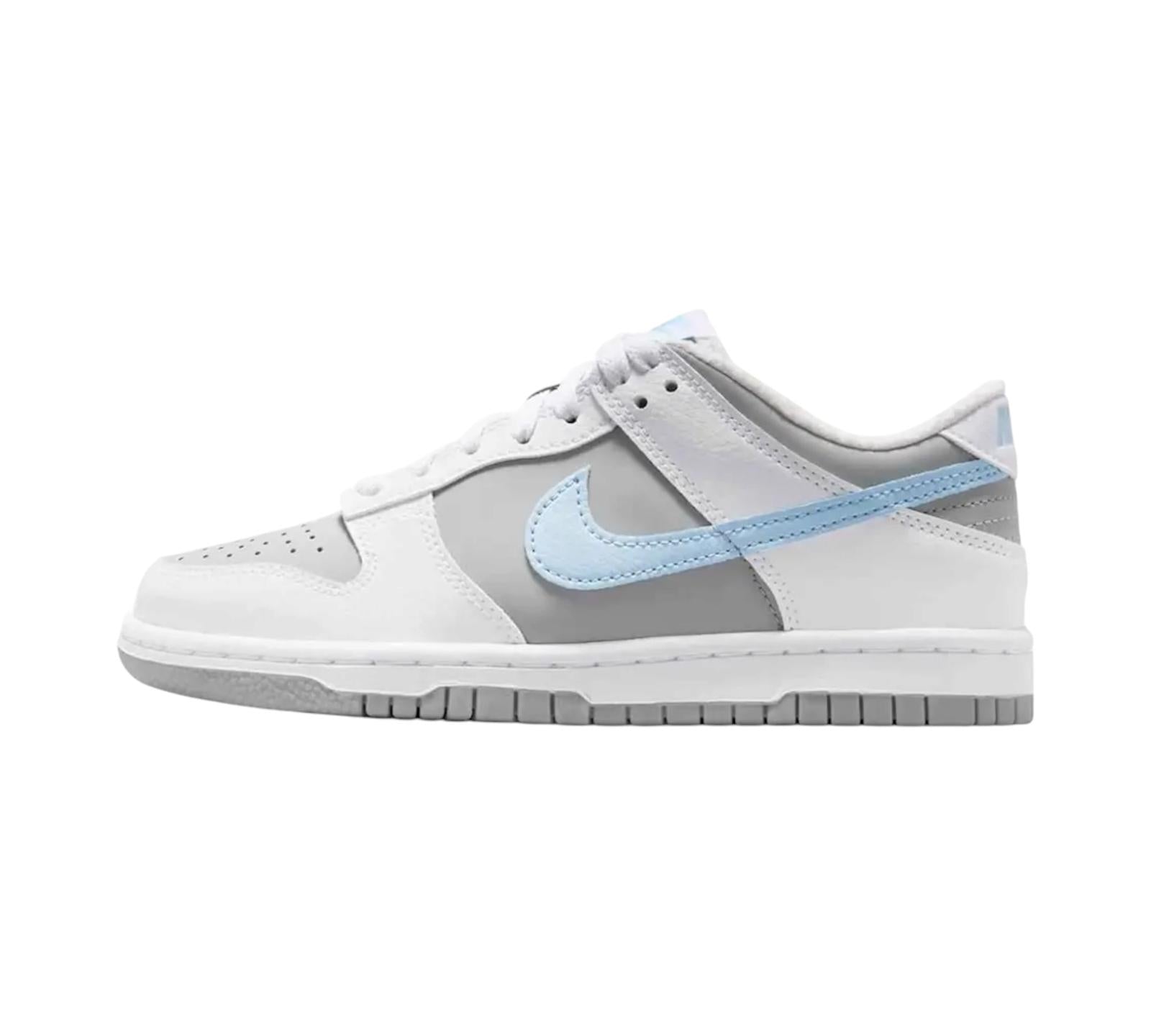 NIKE DUNK LOW WHITE LIGHT SMOKE GREY CELESTINE BLUE