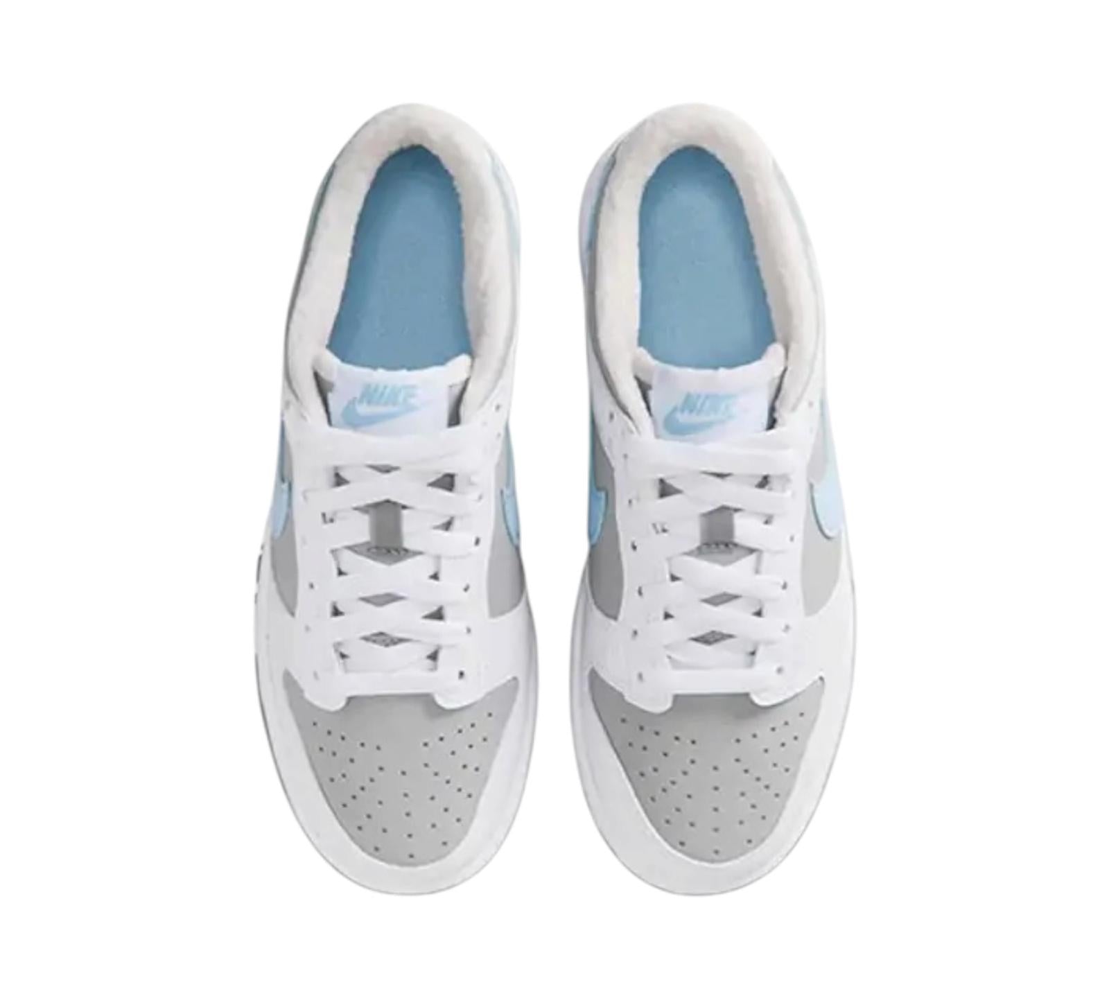 NIKE DUNK LOW WHITE LIGHT SMOKE GREY CELESTINE BLUE