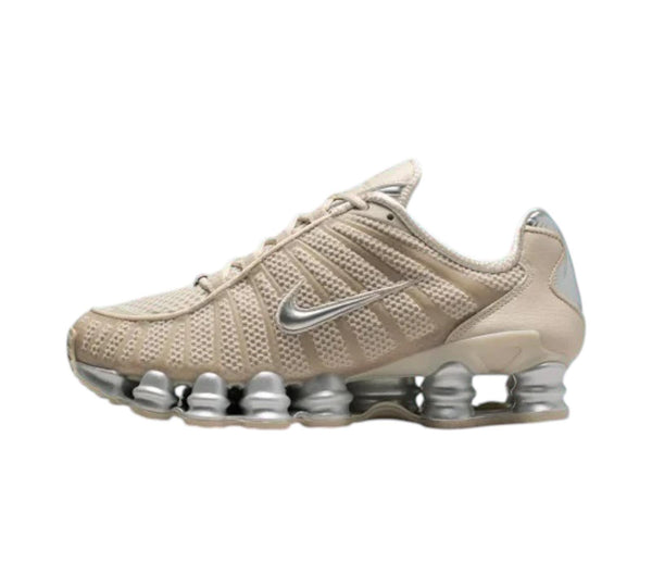 NIKE SHOX TL CREAM METALLIC SILVER