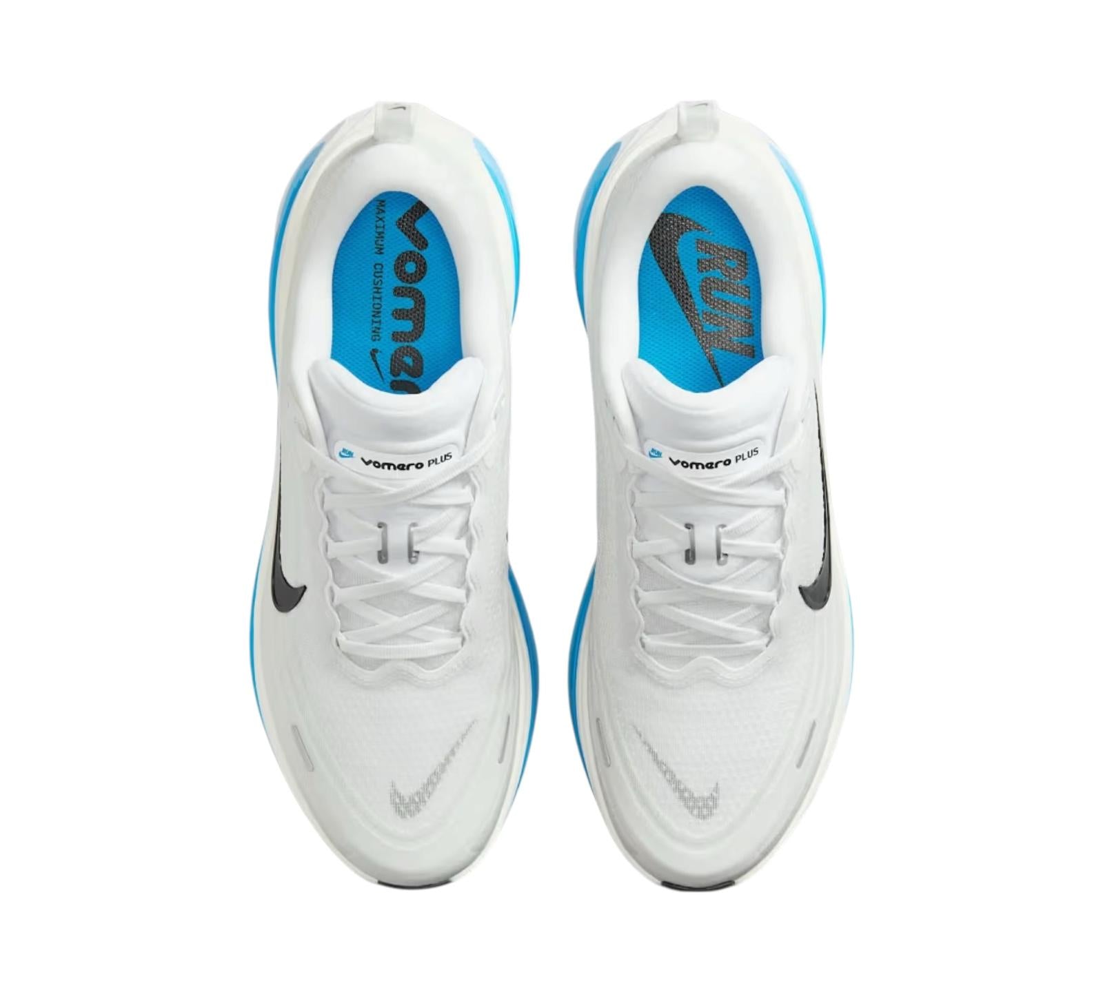 NIKE VOMERO PLUS WHITE BLUE HERO BLACK