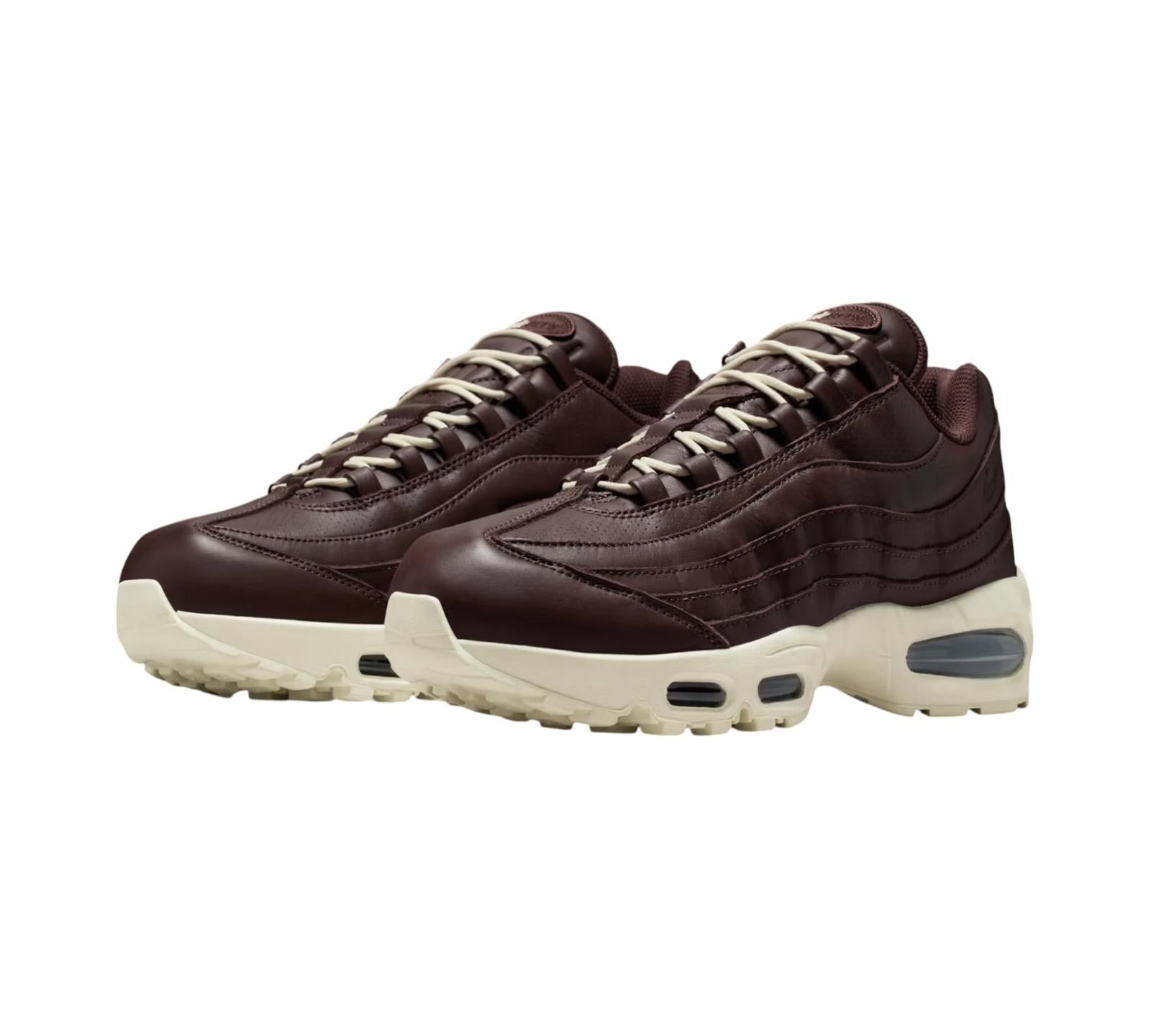NIKE AIR MAX 95 QS BIG BUBBLE BAROQUE BROWN LEATHER