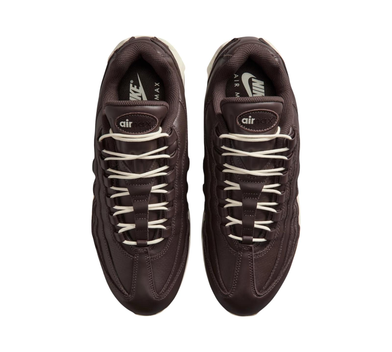 NIKE AIR MAX 95 QS BIG BUBBLE BAROQUE BROWN LEATHER