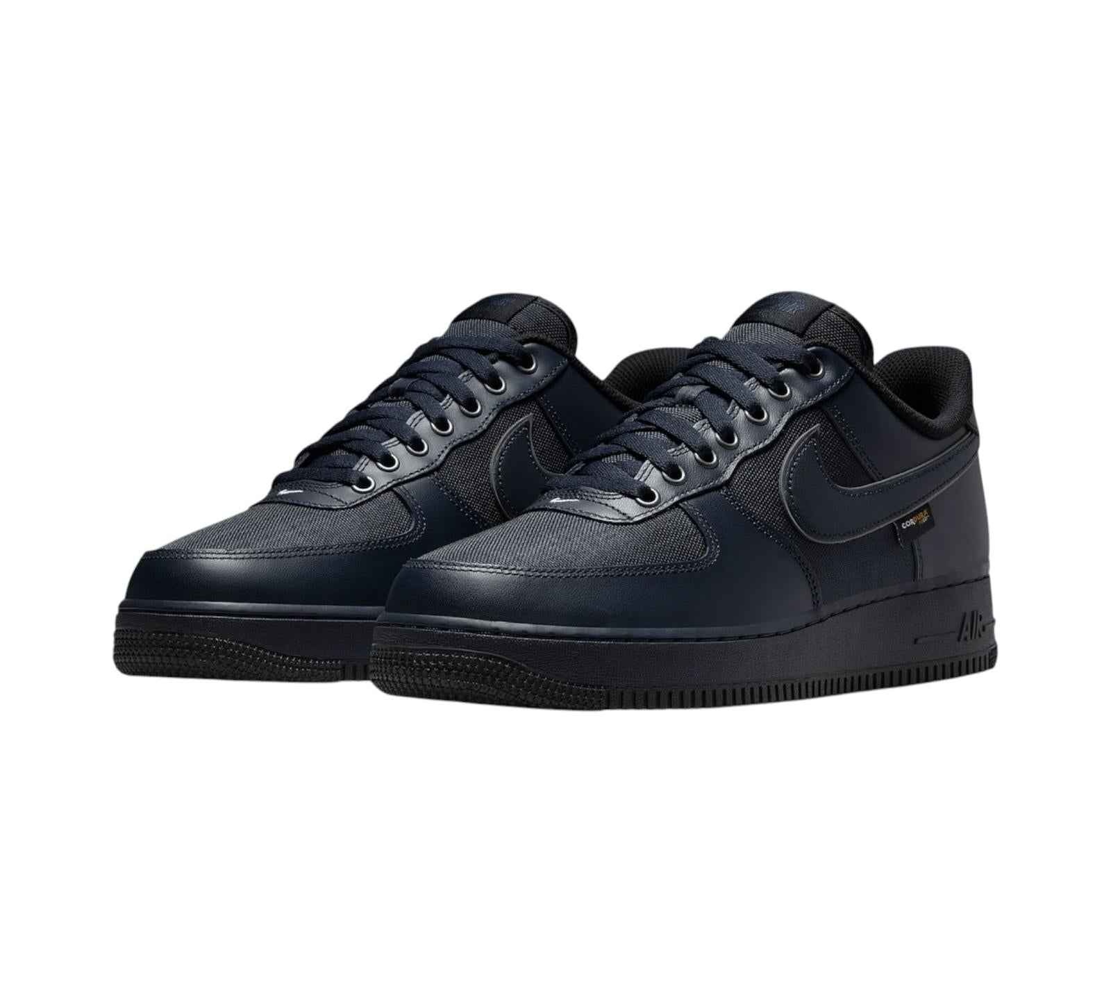 NIKE AIR FORCE 1 LOW '07 LV8 DARK OBSIDIAN CORDURA