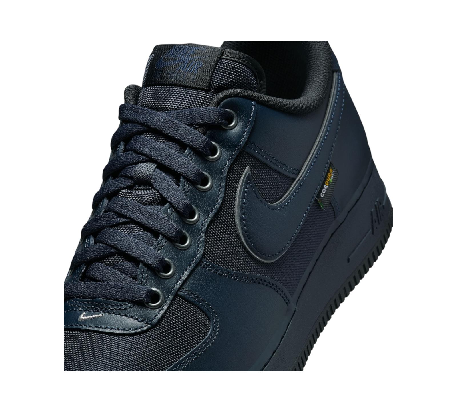 NIKE AIR FORCE 1 LOW '07 LV8 DARK OBSIDIAN CORDURA