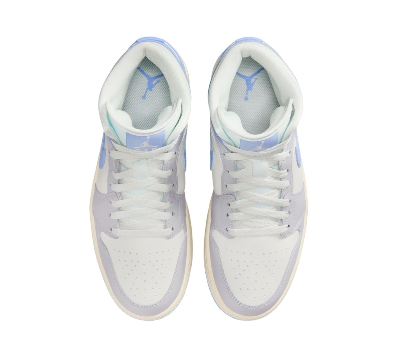 JORDAN 1 MID PSYCHIC BLUE SAIL COCONUT MILK