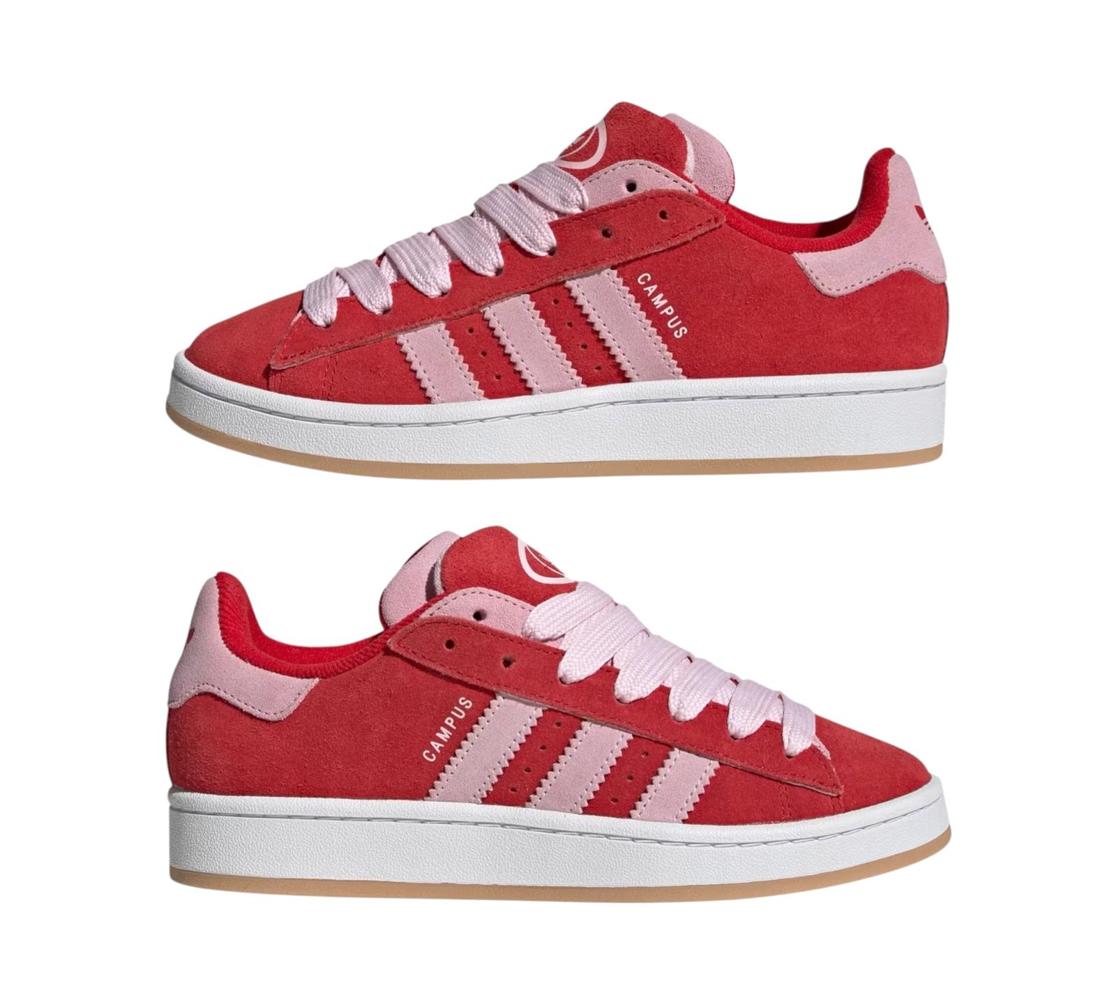 ADIDAS CAMPUS DOUBLE 00S BETTER SCARLET PINK WHITE