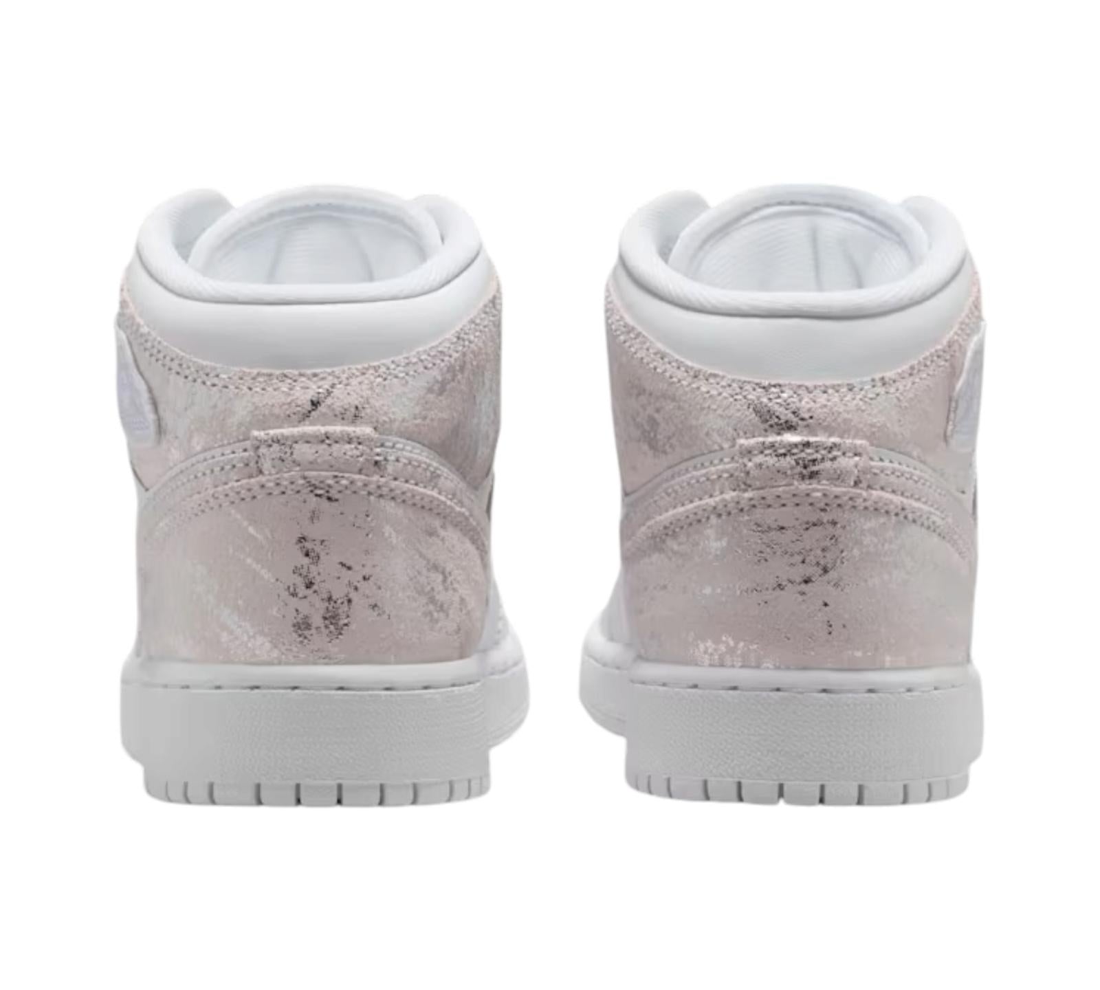 JORDAN 1 MID SE WHITE FIELD SILVER