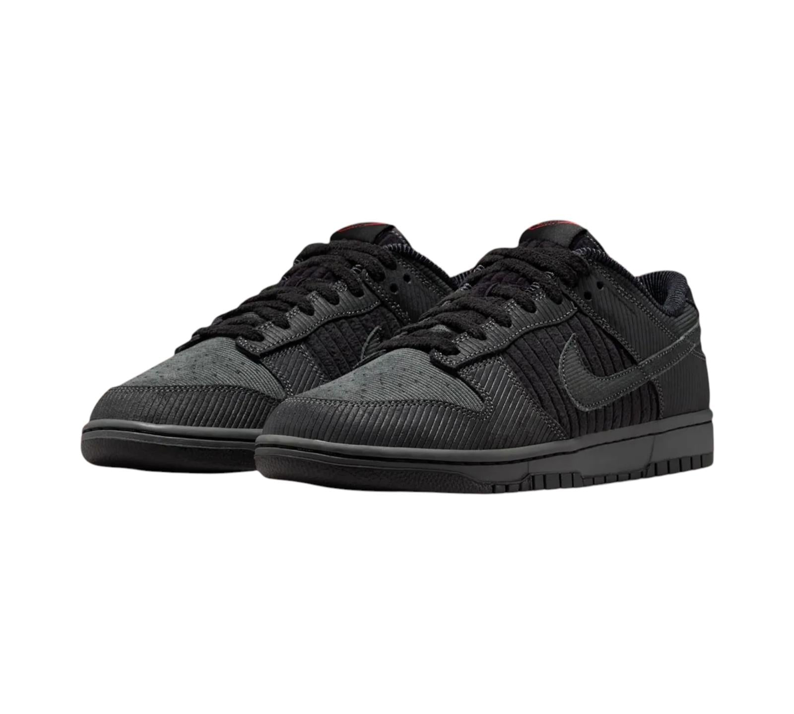 NIKE DUNK LOW RETRO PREMIUM BLACK CORDUROY