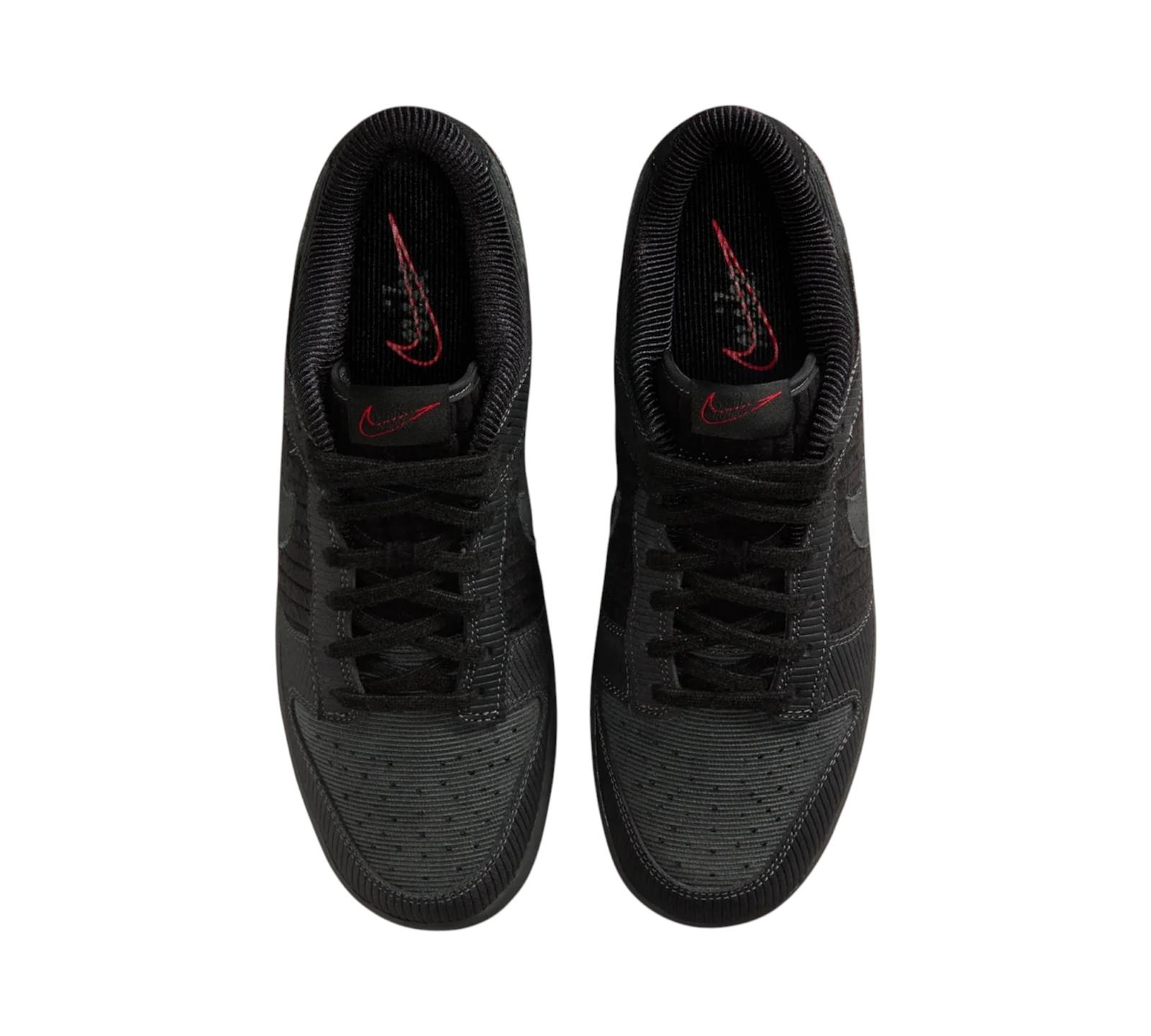 NIKE DUNK LOW RETRO PREMIUM BLACK CORDUROY