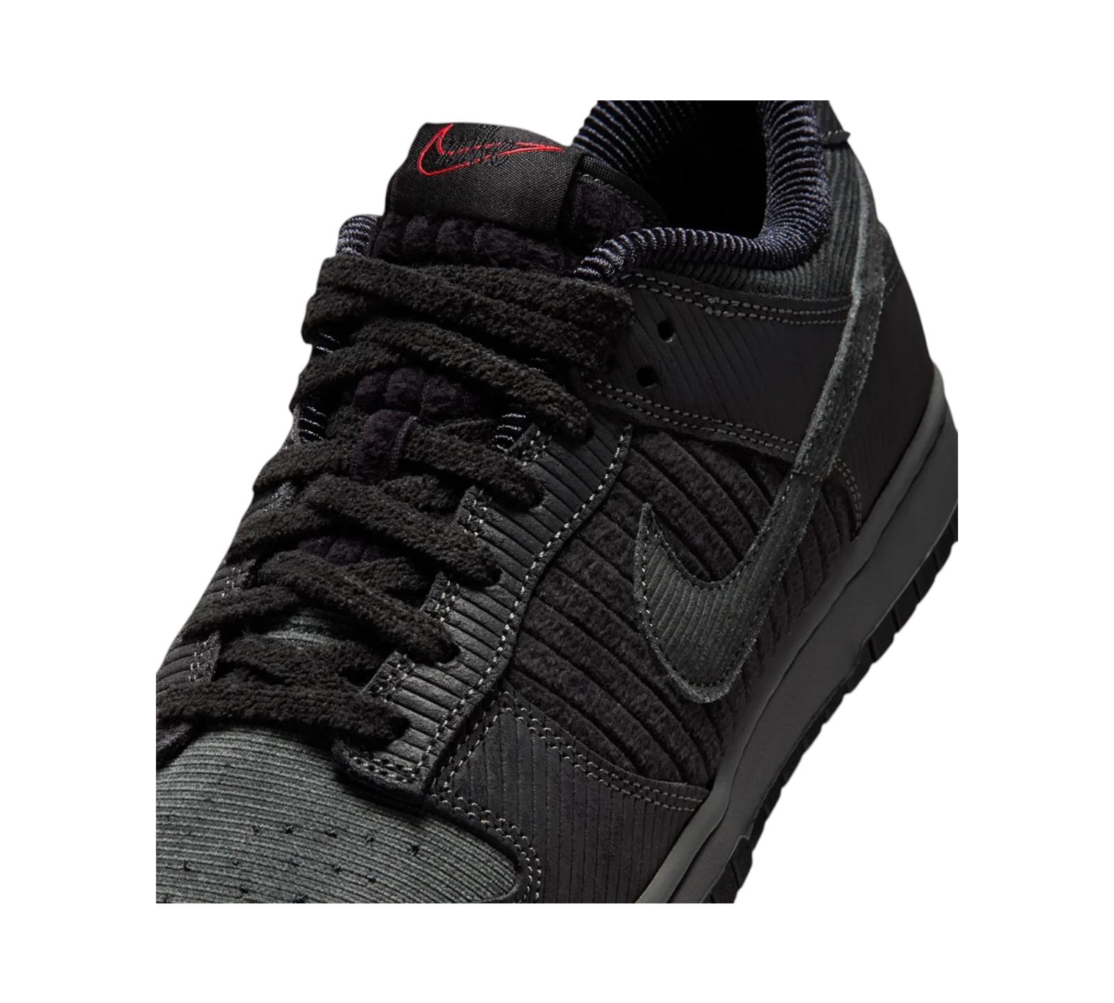 NIKE DUNK LOW RETRO PREMIUM BLACK CORDUROY