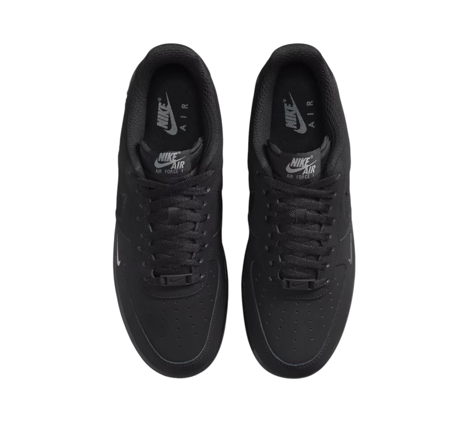 NIKE AIR FORCE 1 LOW BLACK MESH SWOOSH