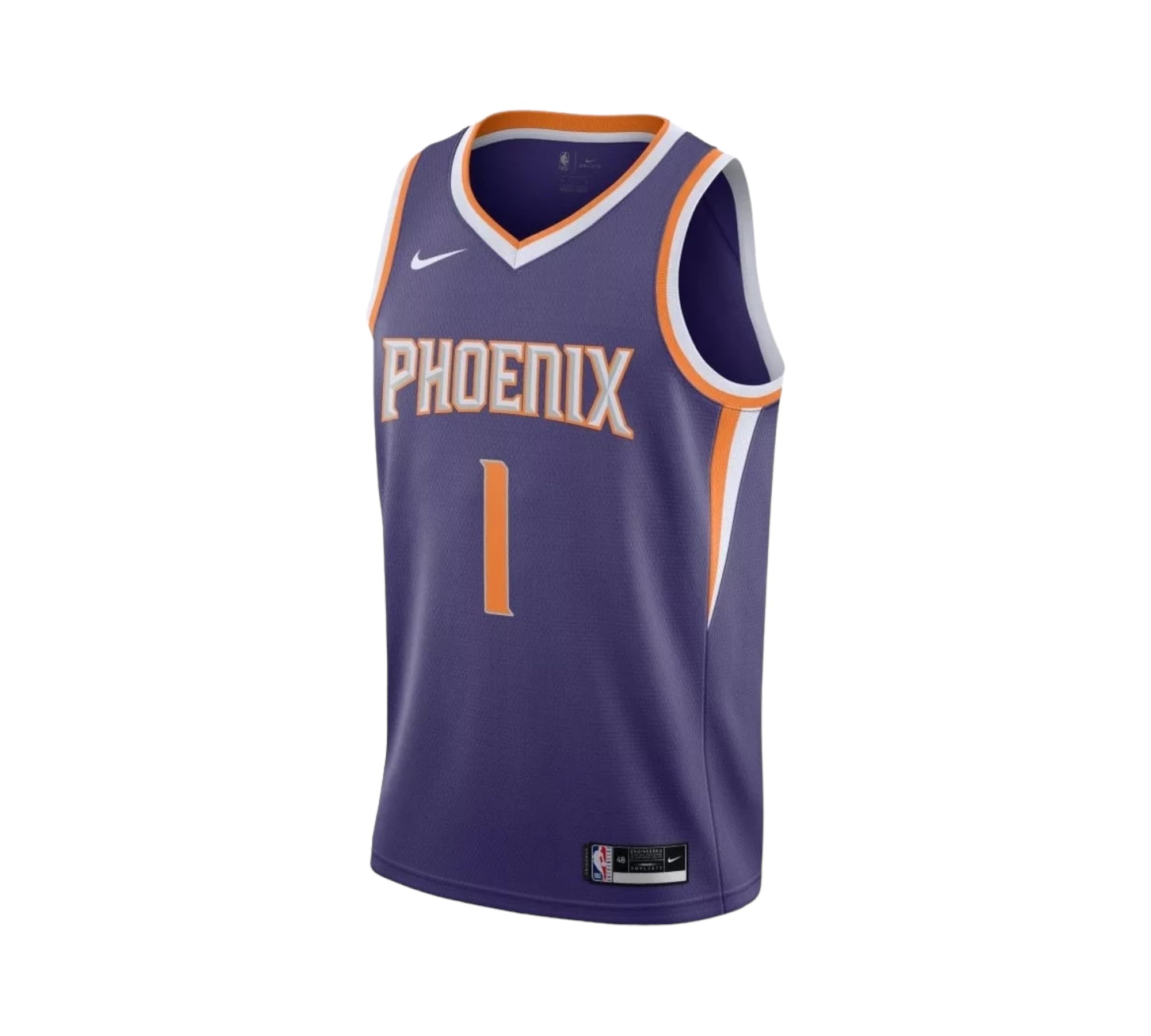 NIKE DEVIN BOOKER PHOENIX SUNS PURPLE SWINGMAN JERSEY