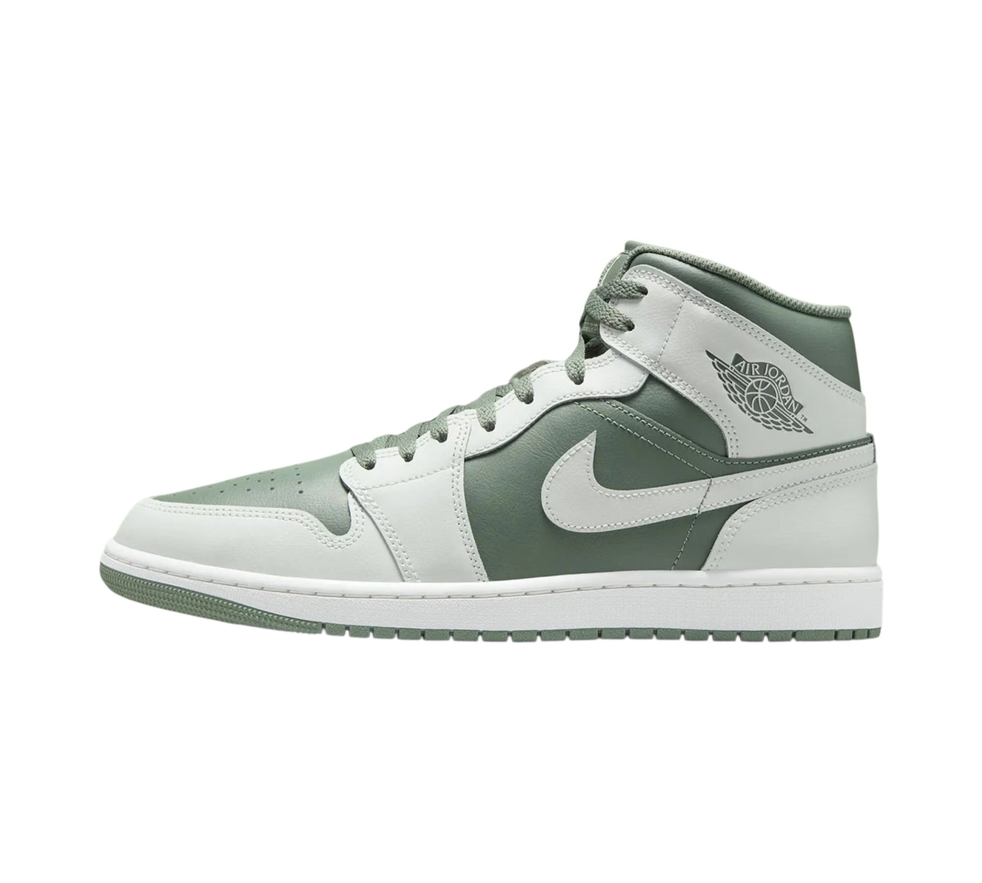 JORDAN 1 MID SUMMIT WHITE VINTAGE LICHEN