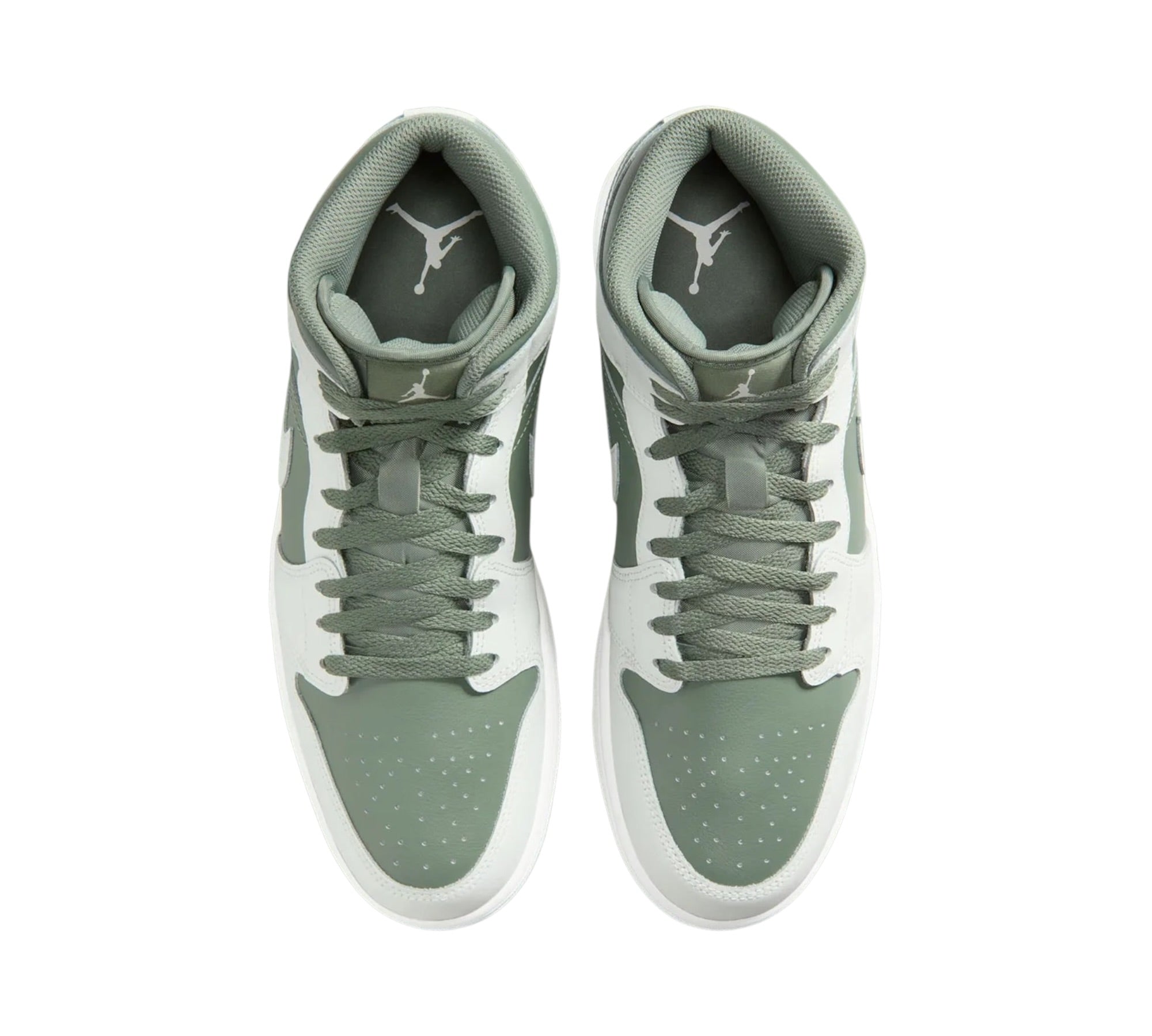 JORDAN 1 MID SUMMIT WHITE VINTAGE LICHEN