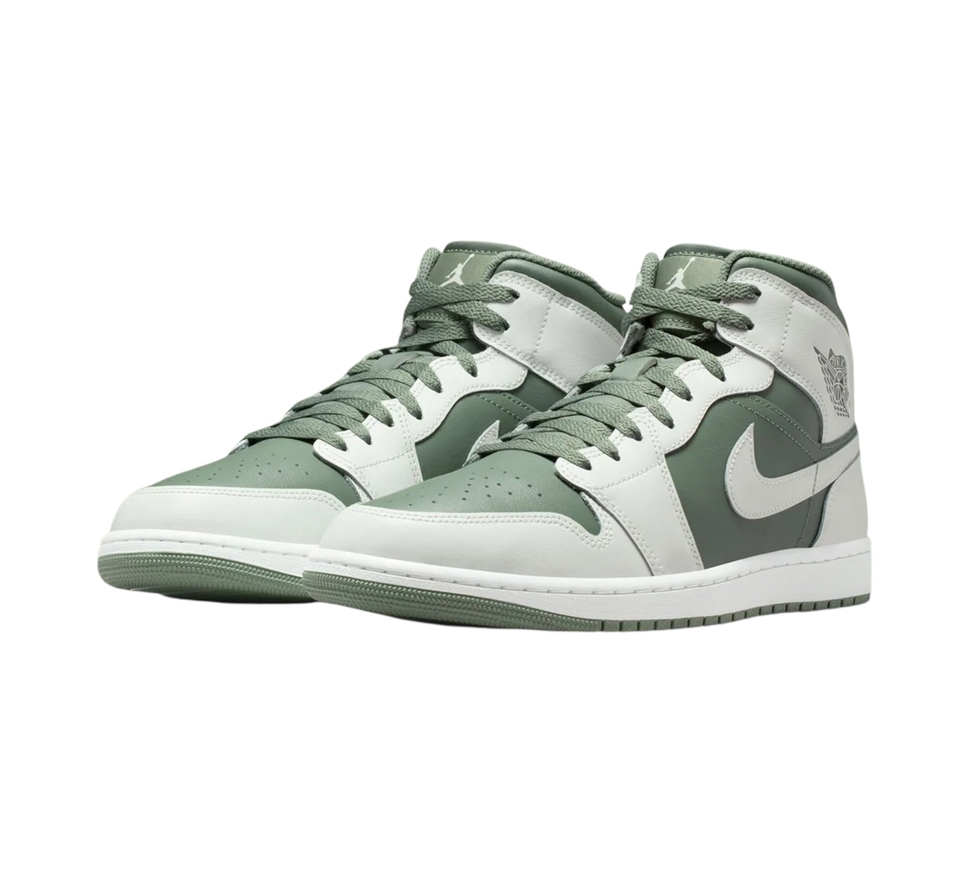 JORDAN 1 MID SUMMIT WHITE VINTAGE LICHEN
