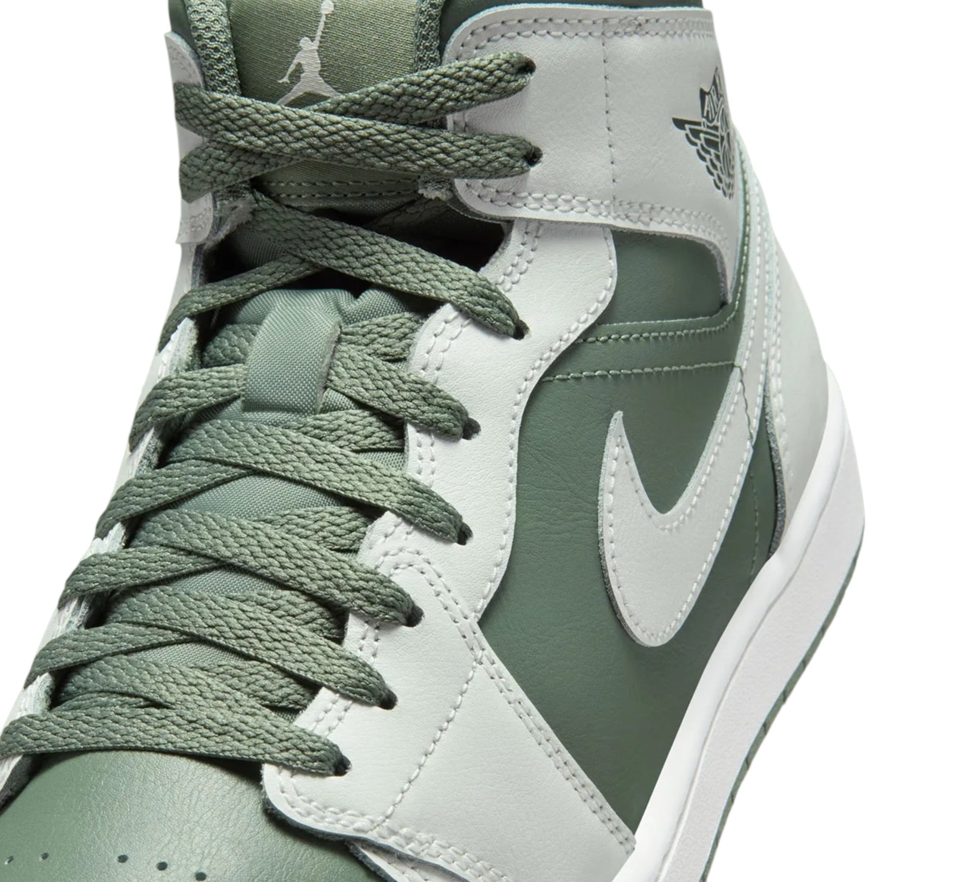 JORDAN 1 MID SUMMIT WHITE VINTAGE LICHEN