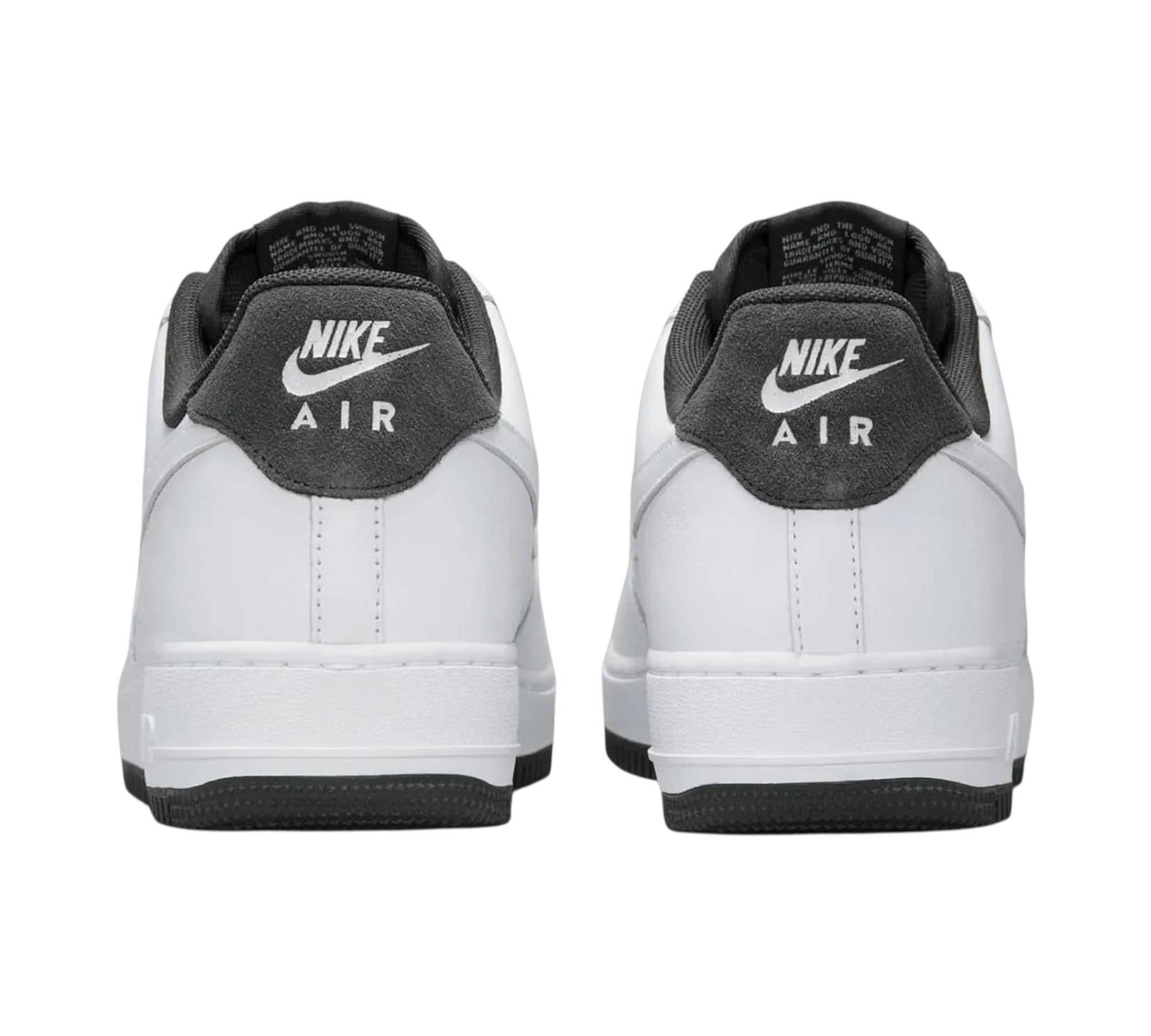 NIKE AIR FORCE 1 LOW '07 WHITE ANTHRACITE MINI SWOOSH