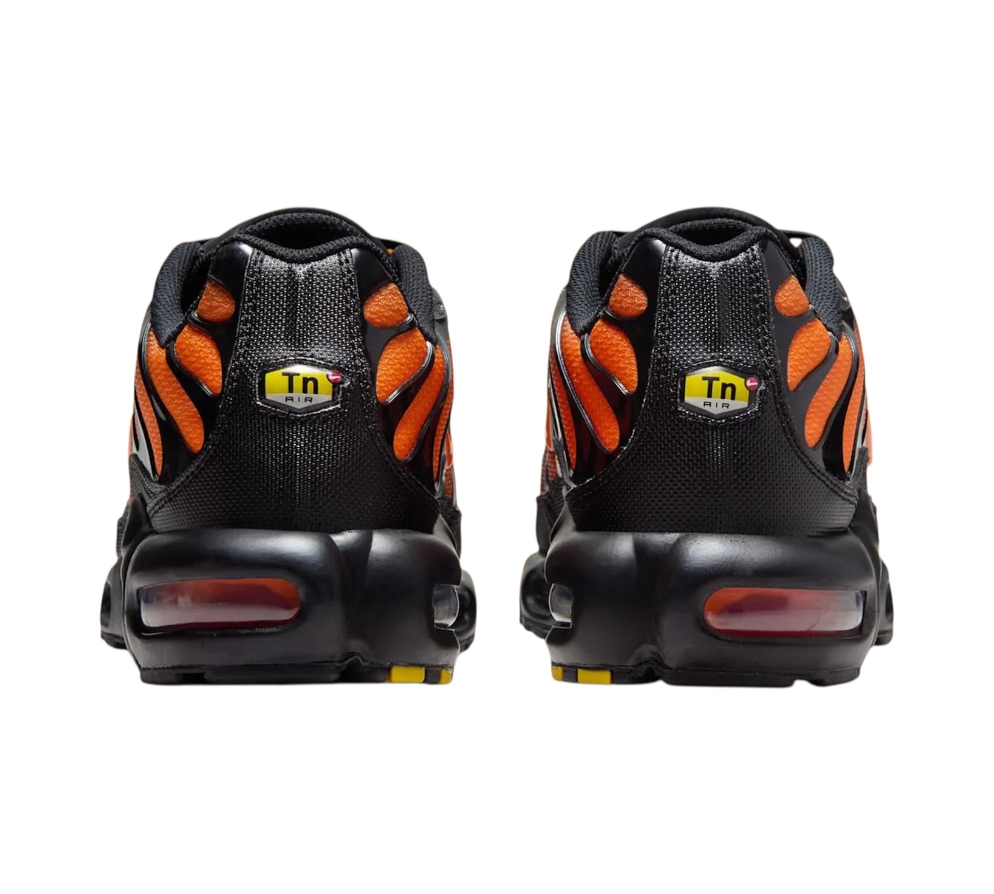 NIKE AIR MAX PLUS BLACK TOTAL ORANGE
