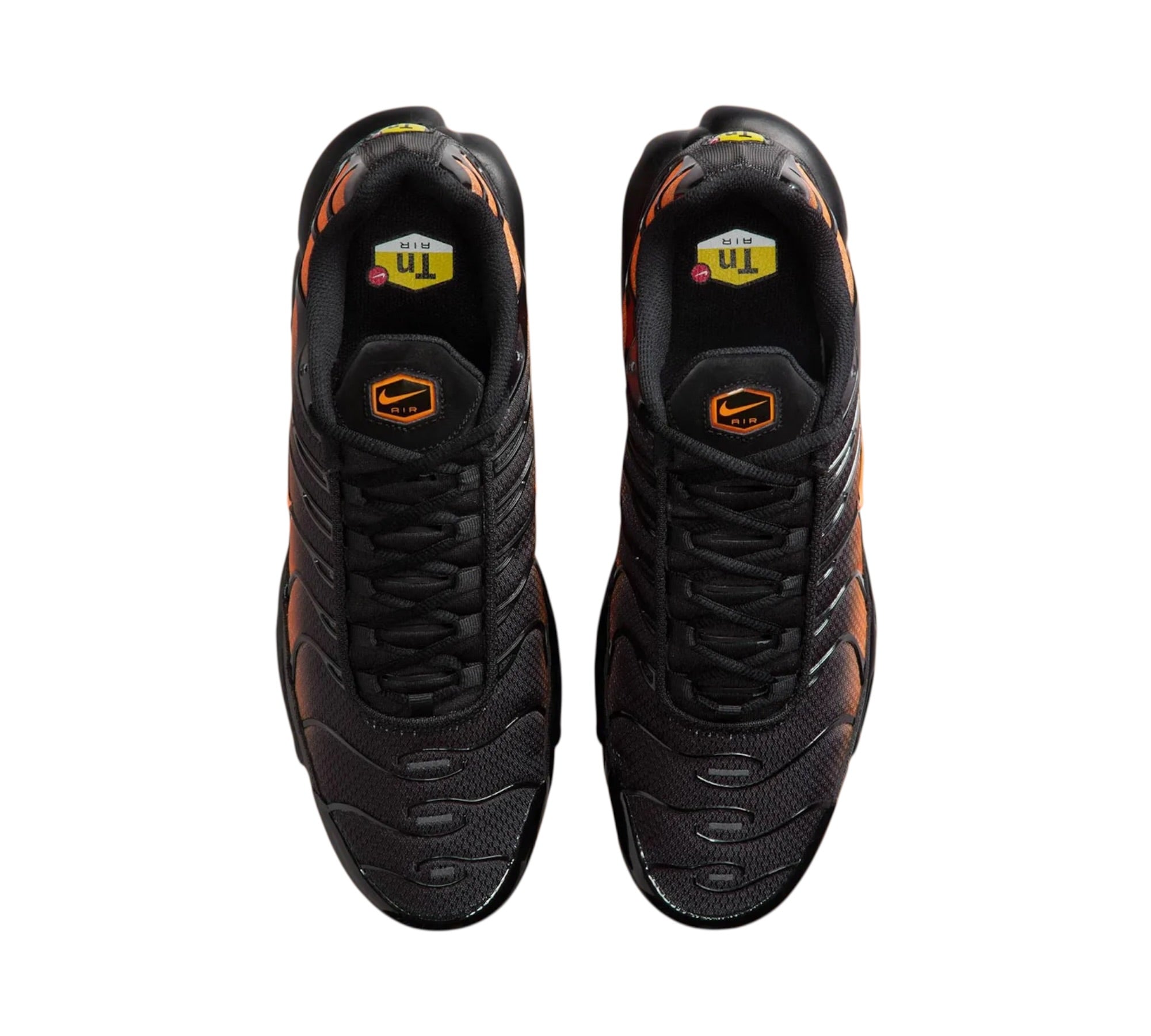 NIKE AIR MAX PLUS BLACK TOTAL ORANGE