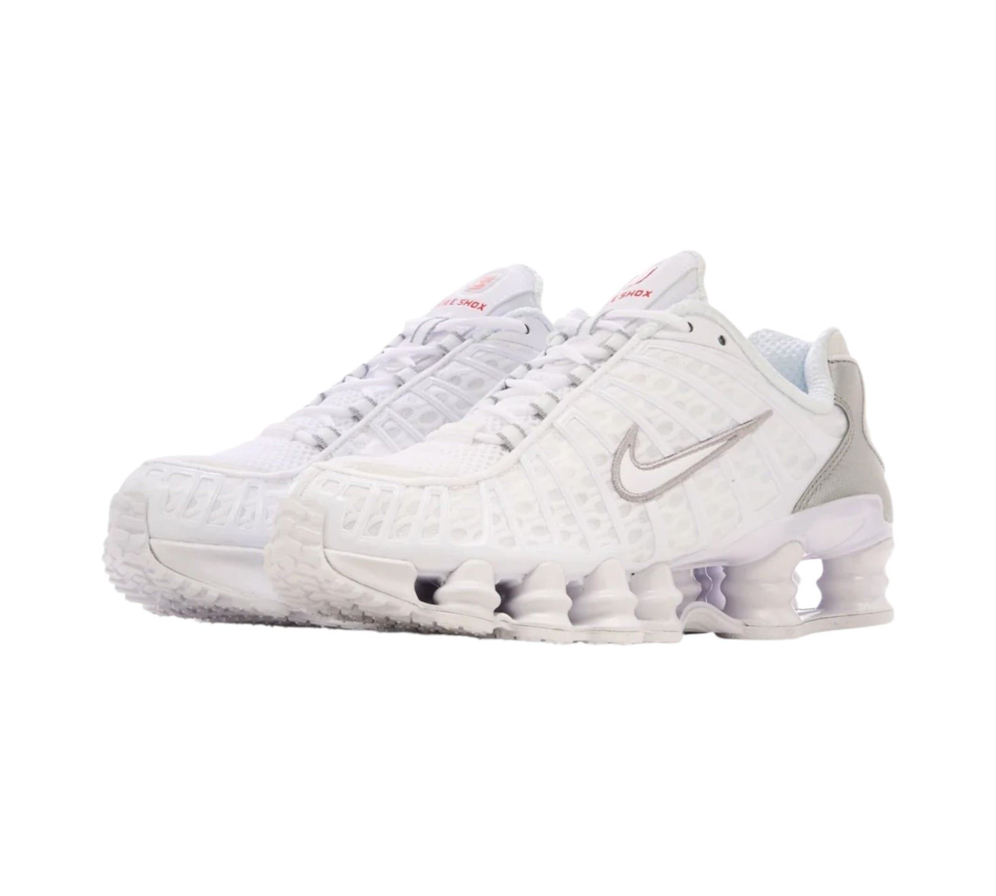 NIKE SHOX TL WHITE METALLIC SILVER