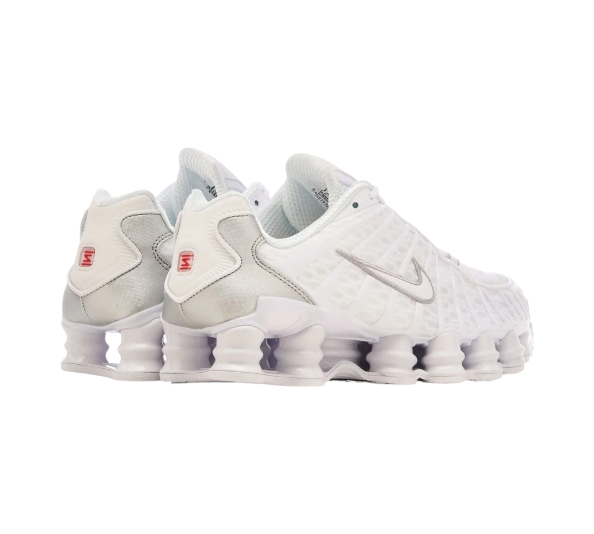 NIKE SHOX TL WHITE METALLIC SILVER